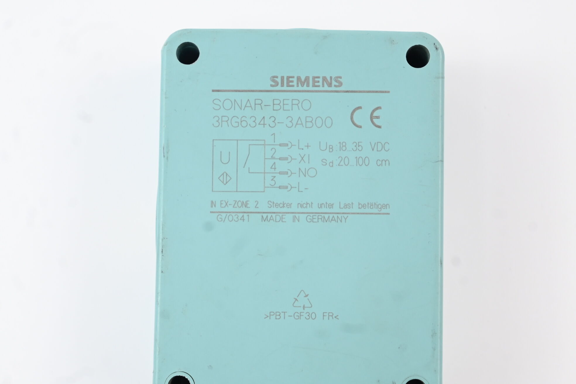 Siemens Ultraschallsensor 3RG6343-3AB00 ( 3RG6 343-3AB00 )