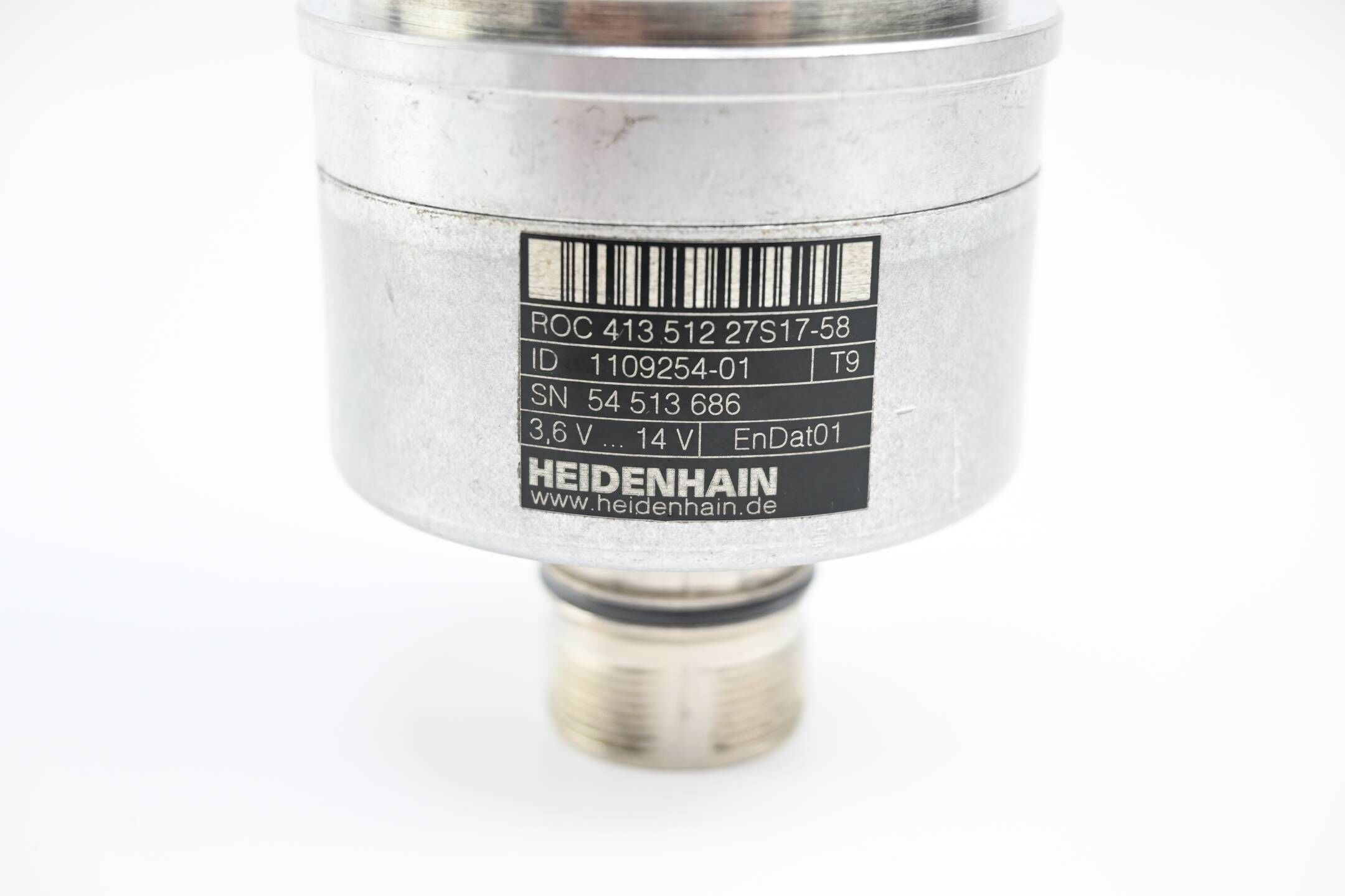 Heidenhain Drehgeber ROC413 1109254-01 Ver.T9 inkl. Membrankupplung 296746-02