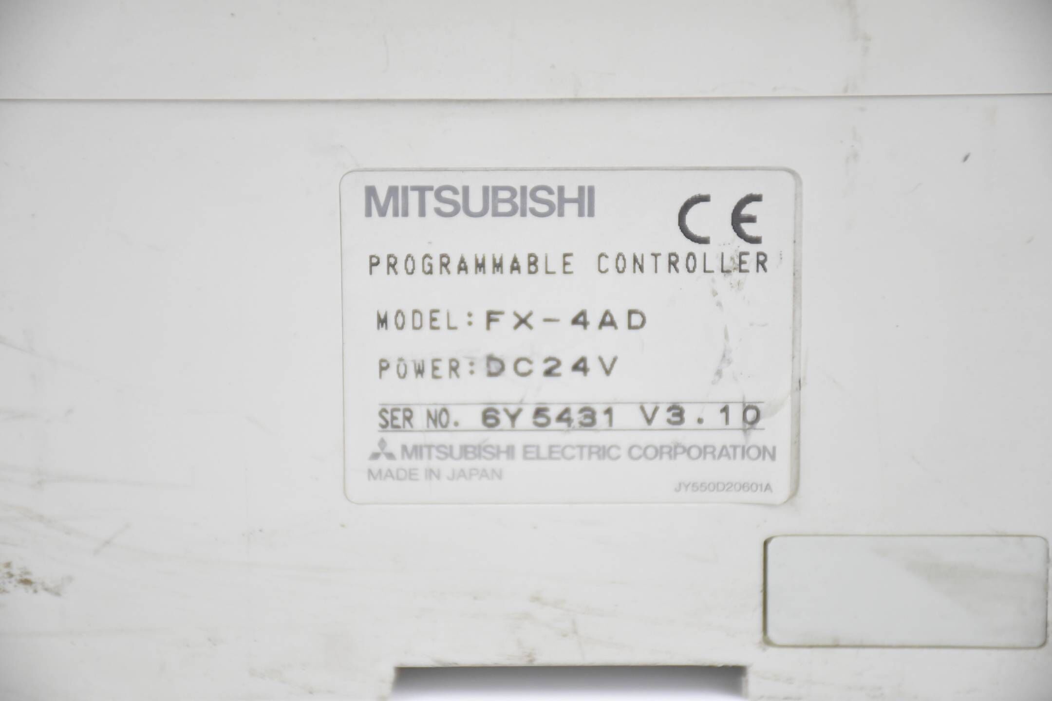 Mitsubishi Programmable Controller FX-4AD 