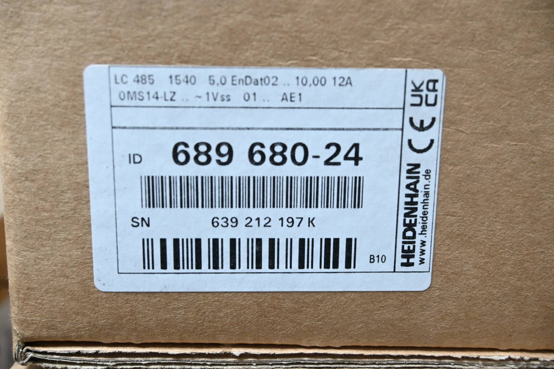 Heidenhain Absolutes gekapseltes Längenmessgerät LC485 ( 689680-24 ) Ver. B10