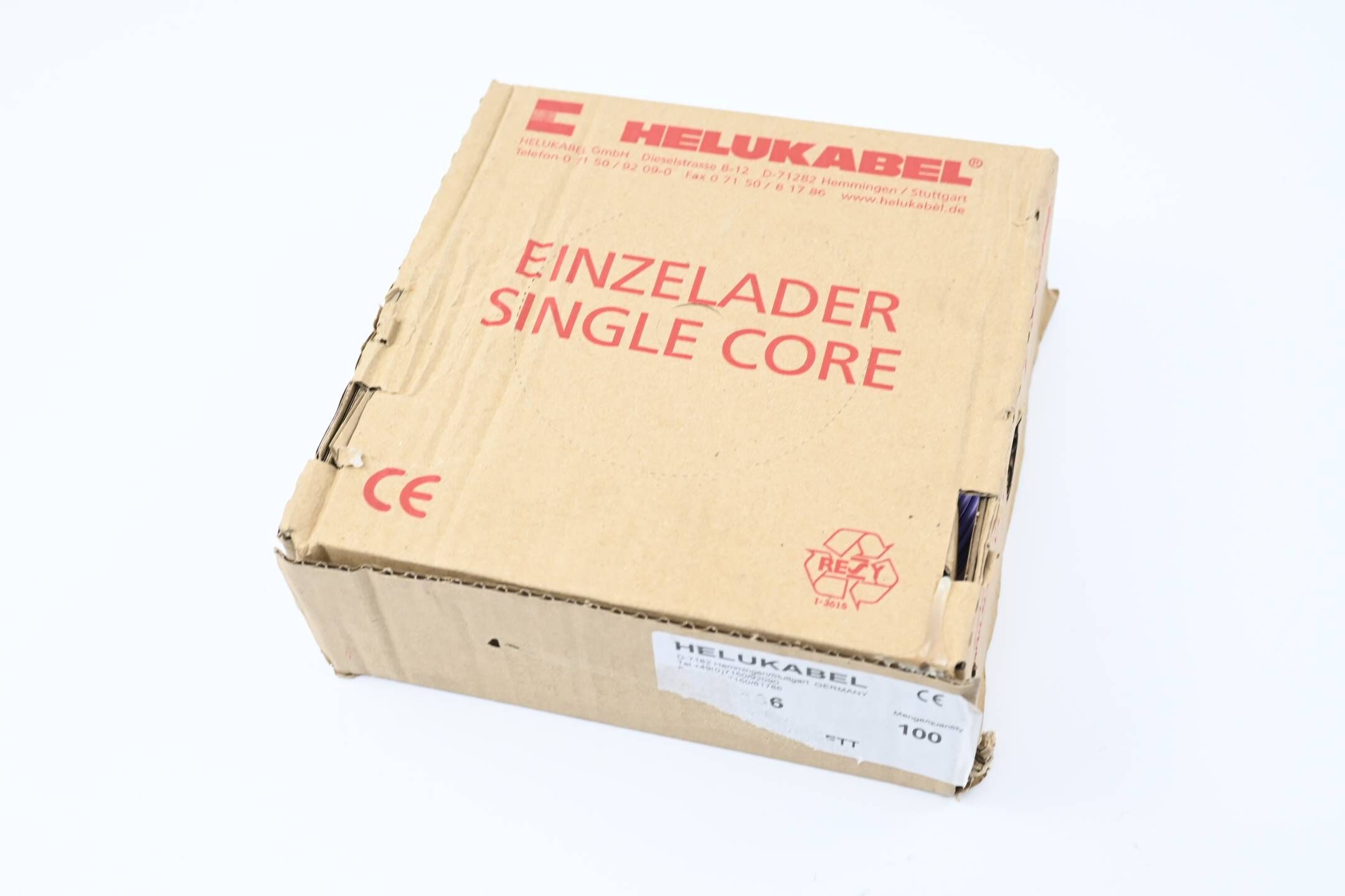 Vermutlich Helukabel Einzelader H07V-K Ring 1x1,5qmm, Lila-Violet ( 29136 ) 100m