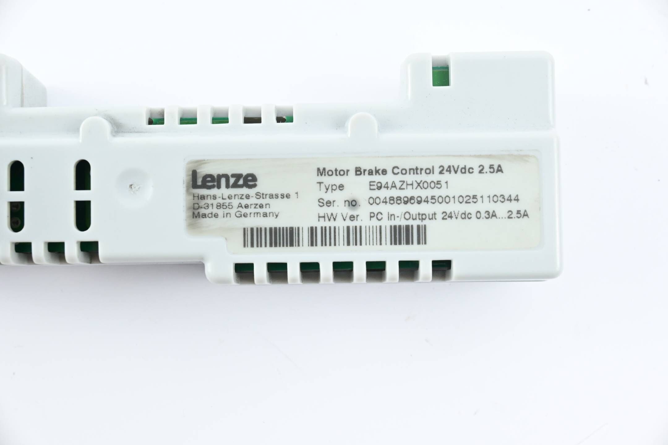 Lenze Motor Break Control E94AZHX0051