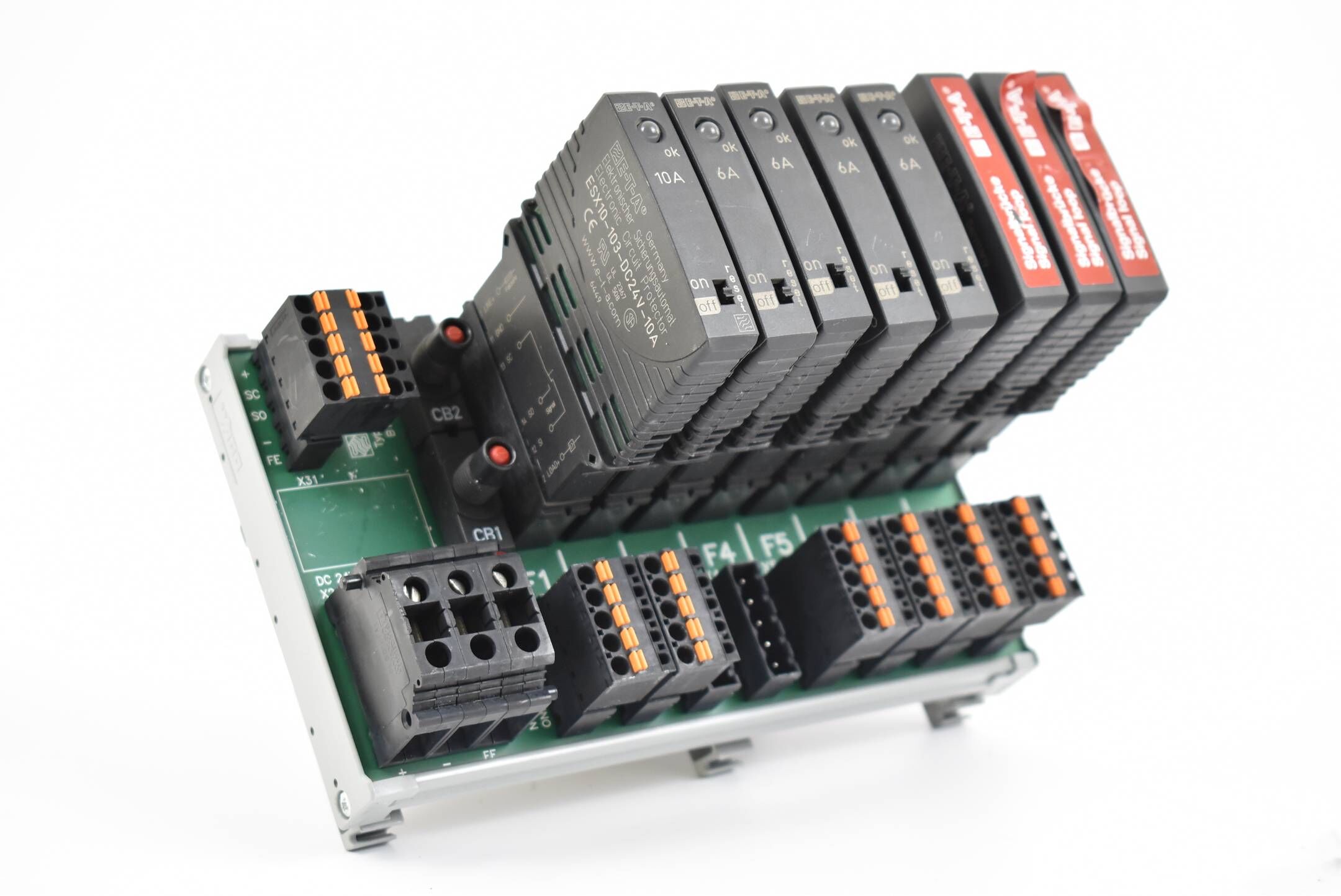 E-T-A ETA  Stromverteilungssystem konfiguriert SVS02-08 inkl. ESX10, SB-S11