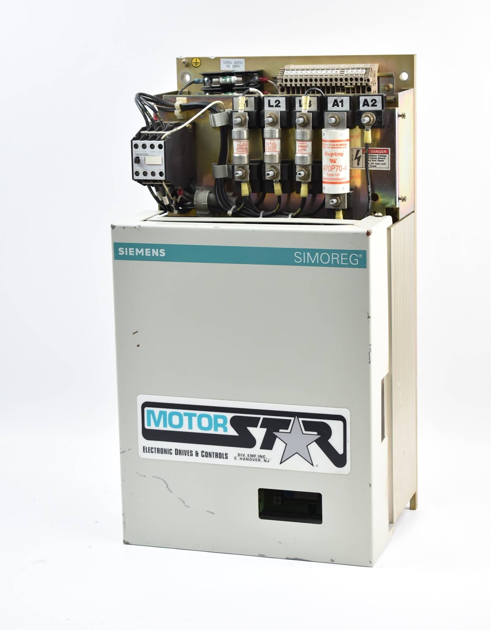 Siemens Simoreg Microprocessor D.C. Drive 460/230VAC 20Amps A1-106-150-501