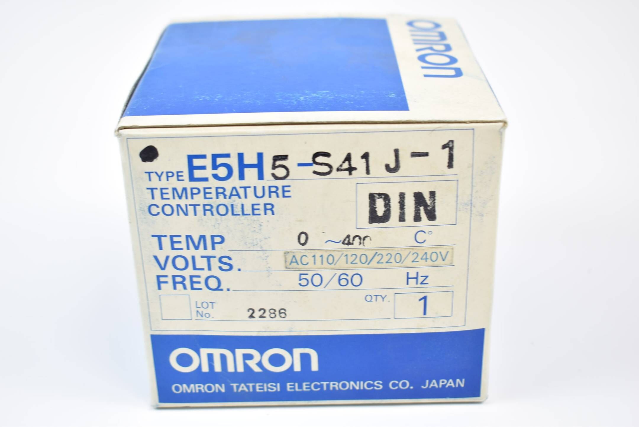 Omron Temperature Controller E5H5-S41J-1-DIN 0-400°C AC 110/120/220/240 V