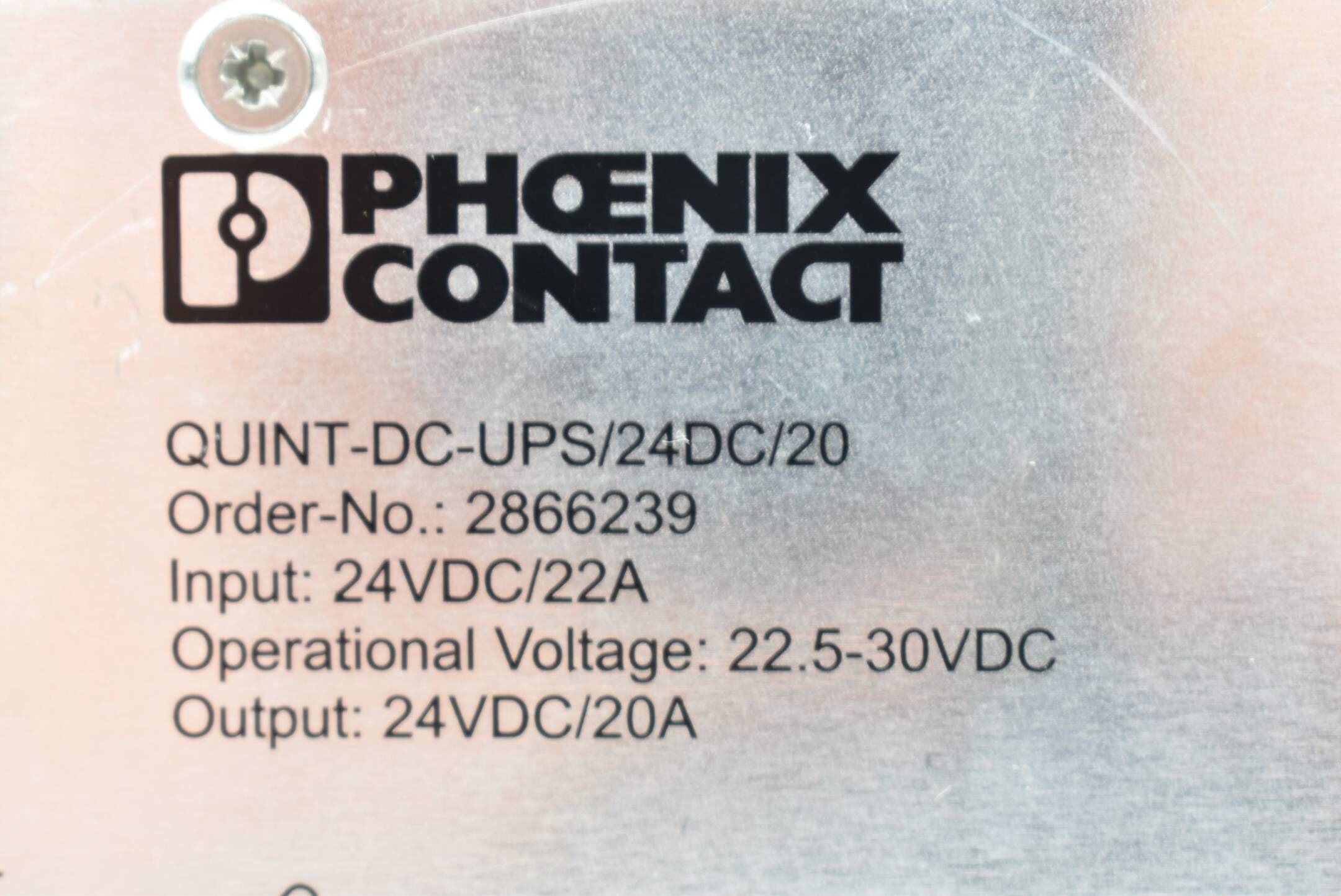 Phoenix Contact Stromversorgung QUINT-DC-UPS/24DC/20 ( 2866239 )