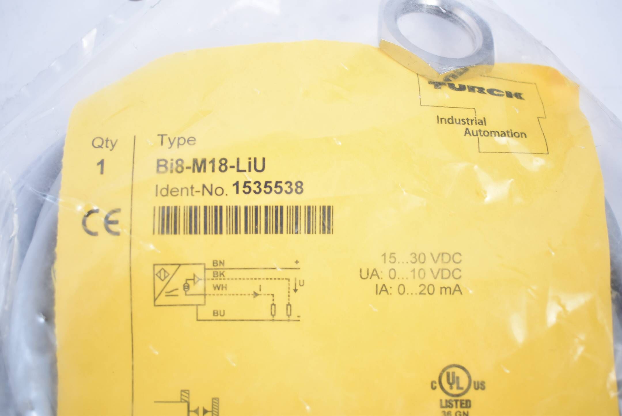 Turck Induktiv Sensor Bi8-M18-LiU ( 1535538 )