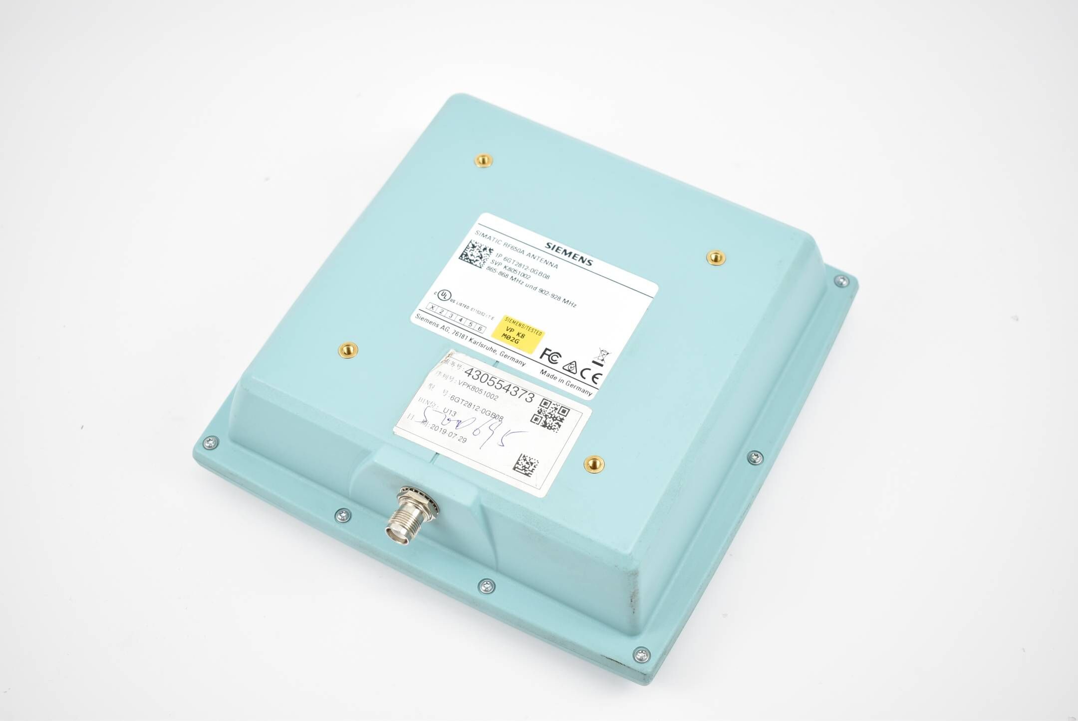 DEFEKT Siemens simatic RF600 Antenne RF650A 6GT2812-0GB08 ( 6GT2 812-0GB08 )