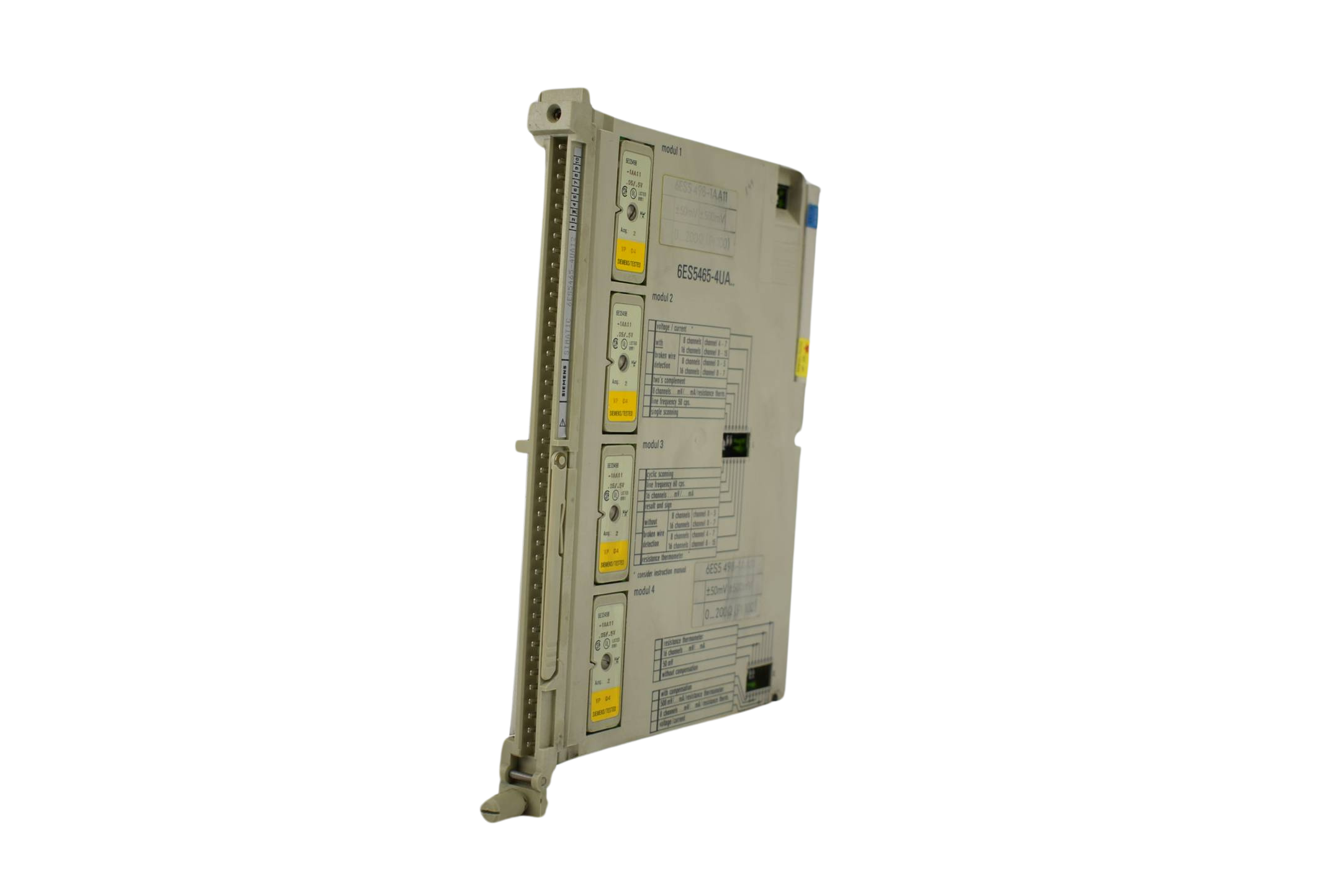 Siemens simatic S5 465 Analog input 6ES5 465-4UA12 ( 6ES5465-4UA12 )