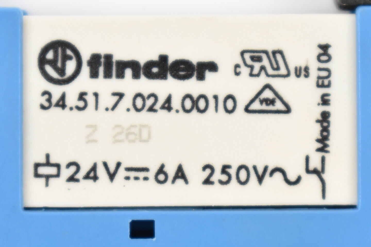 Finder Relaissockel 93.01.7.024 + Relais 34.51.7.024.0010