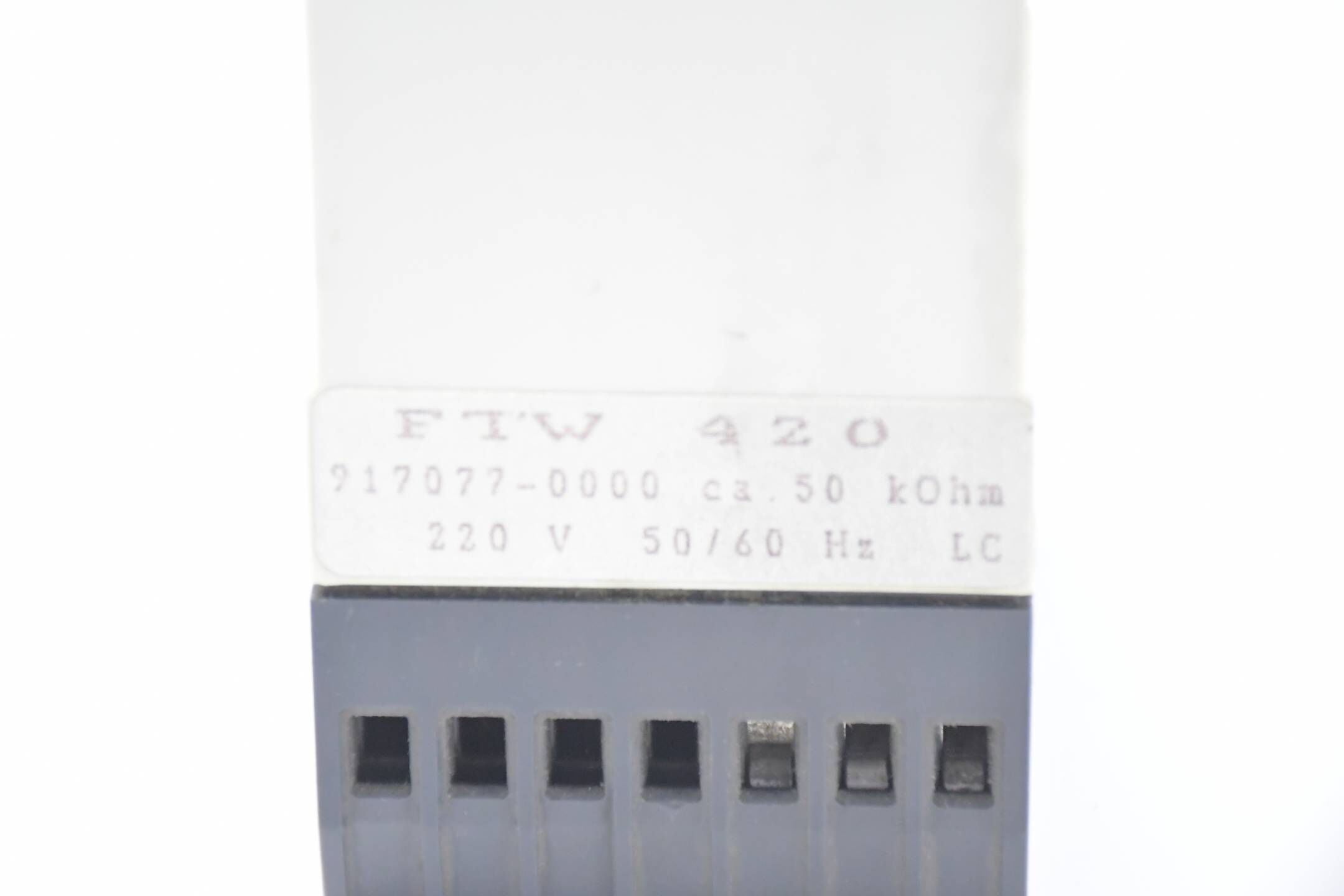 Endress + Hauser Nivotester FTW 420 ( 917077-0000 ) ca. 50 kOhm 220V 50/60Hz