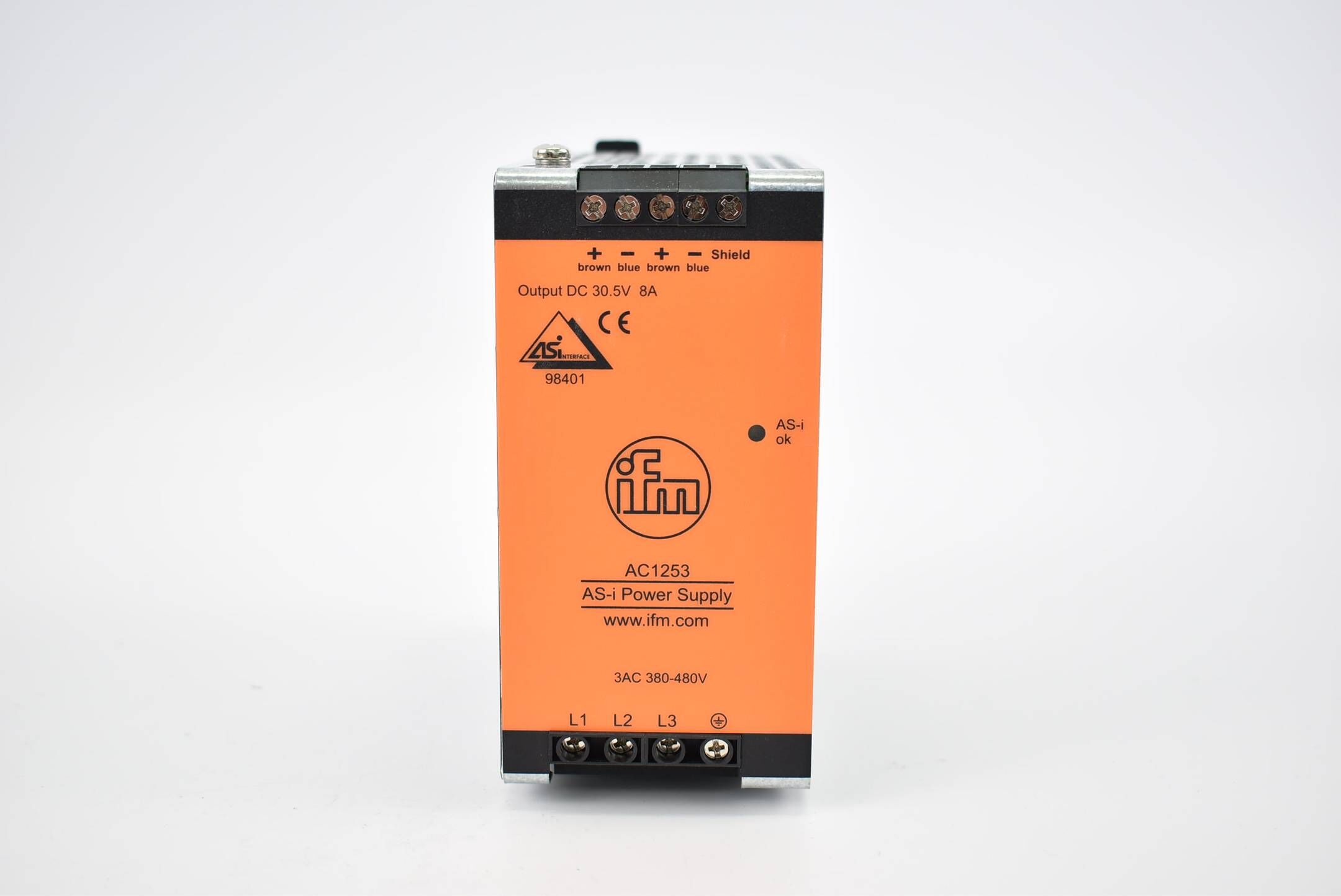 Ifm AS-Interface Stromversorgung DC30,5V 8A 3AC 380-480V AC1253