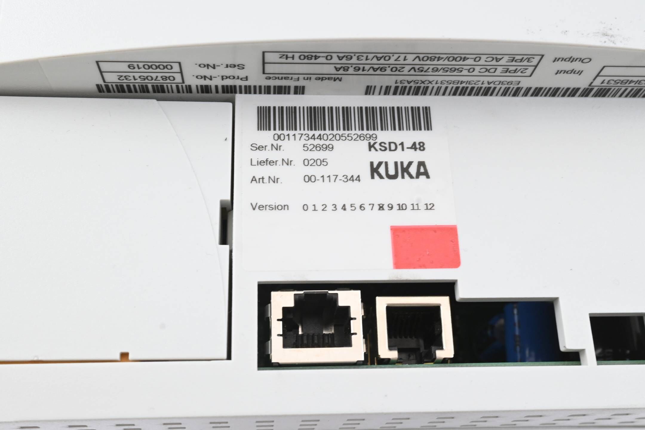 KUKA Lenze Servo Drive KSD1-48 E93DA123I4B531 ( 13293121 ) E93DA123I4B531XX5A31