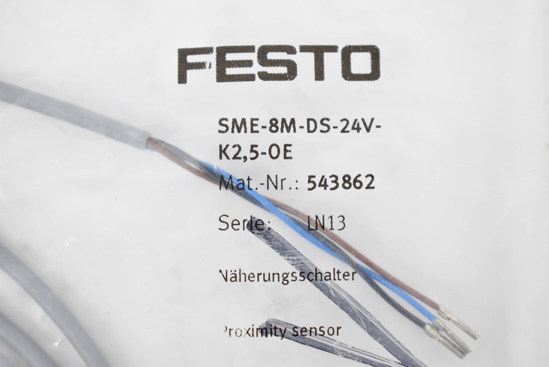 Festo Näherungsschalter SME-8M-DS-24V-K-2,5-OE ( 543862 )