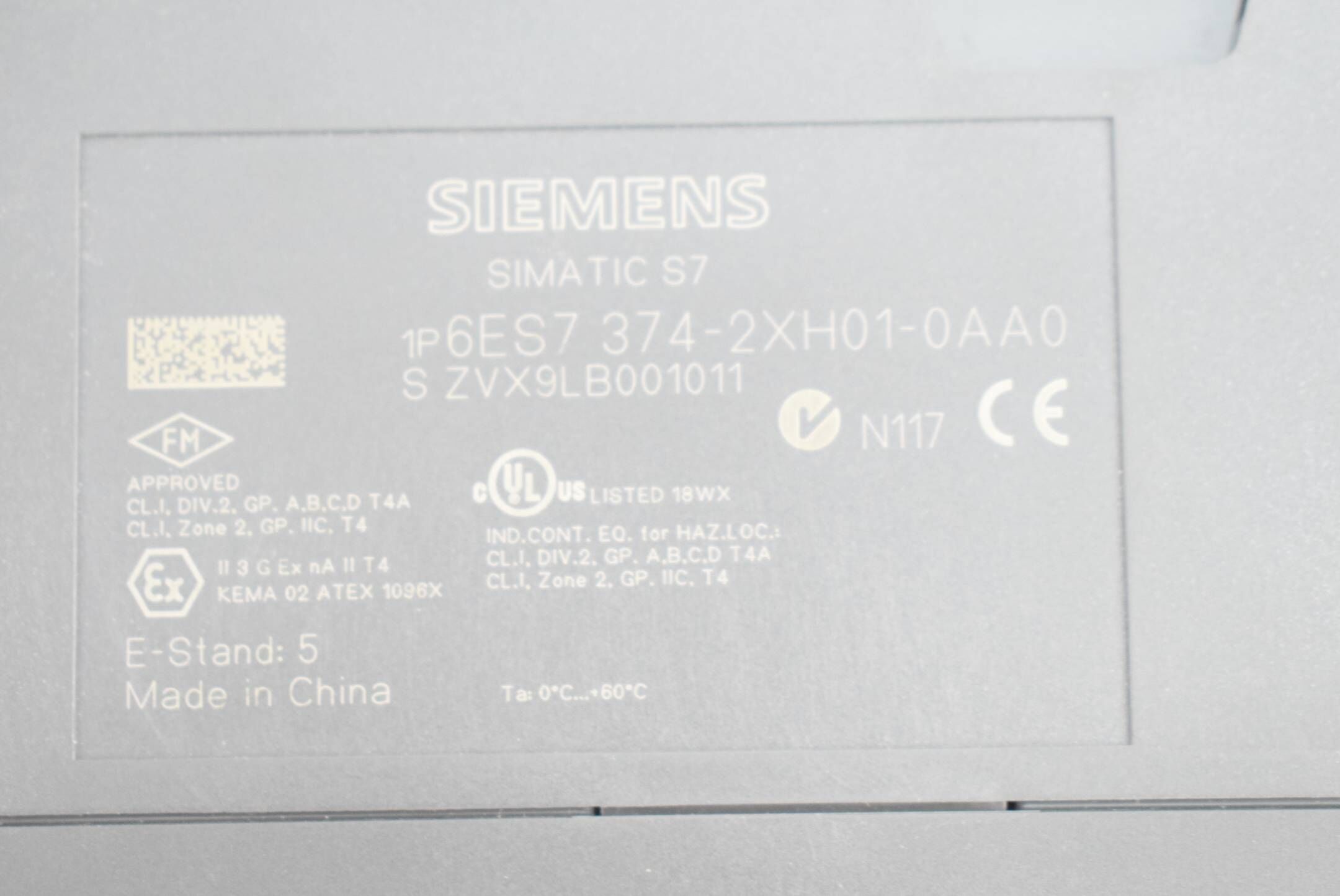 Siemens simatic S7 6ES7 374-2XH01-0AA0 ( 6ES7374-2XH01-0AA0 )