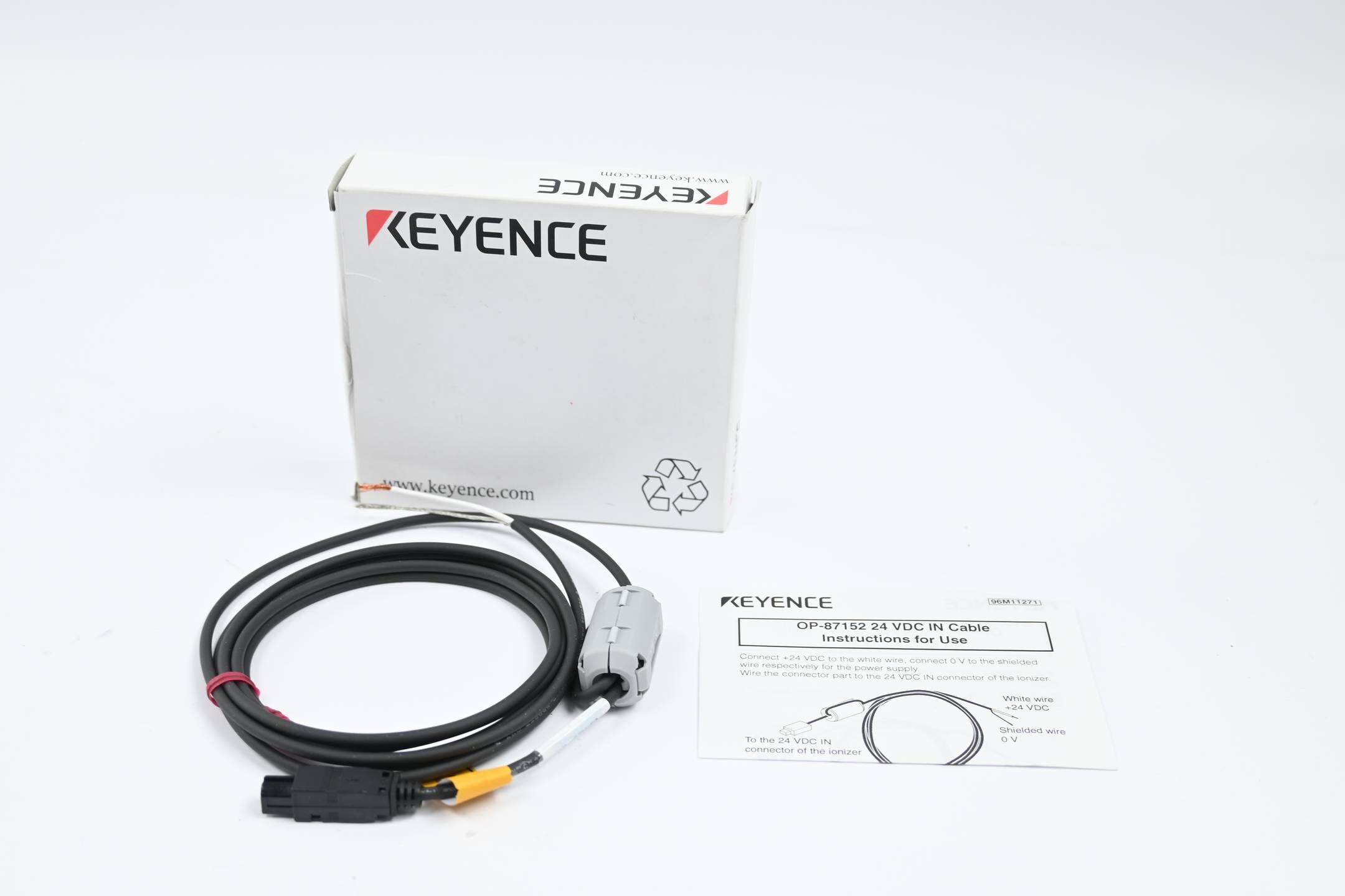 Keyence 24-VDC-IN-Kabel für Modellreihe SJ-F2500/2000 ( OP-87152 )