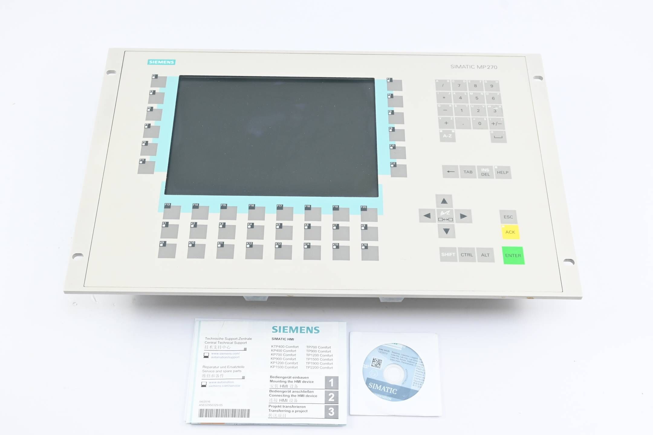 Siemens Multipanel MP270 TFT 6AV6542-0AD15-2AX0 ( 6AV6 542-0AD15-2AX0 ) E. 08