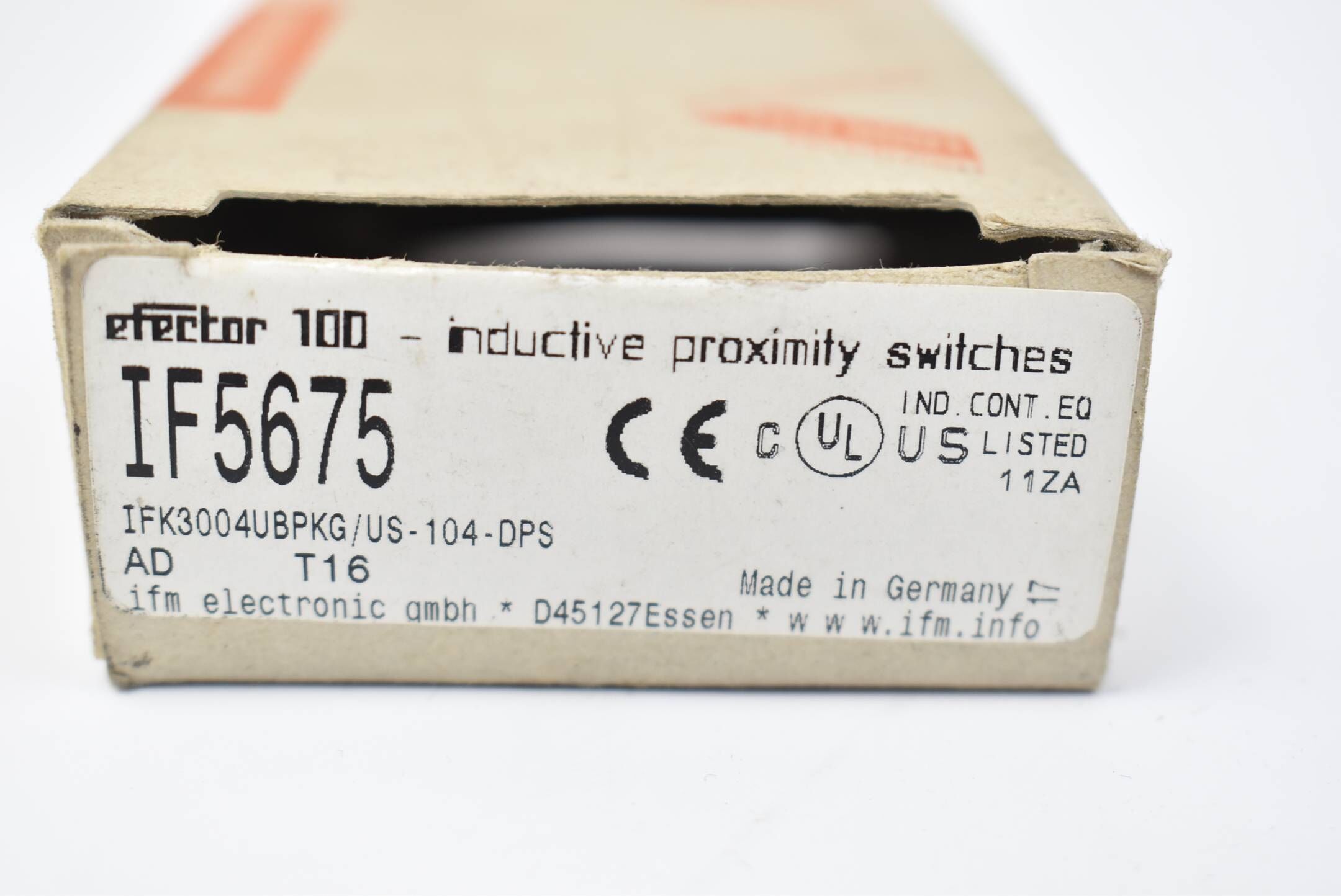 IFM Induktiver Sensor IF5675 ( IFK3004UBPKG/US-104-DPS )