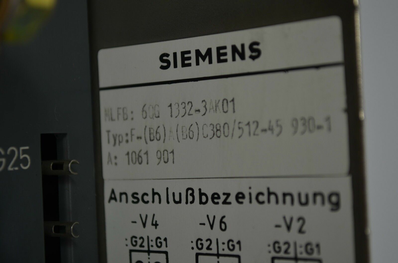 Siemens sitor 6QG1332-3AK01 