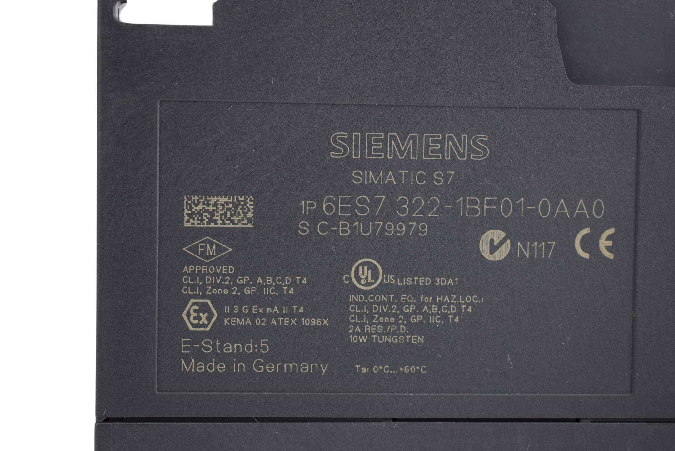 Siemens simatic S7 6ES7 322-1BF01-0AA0 ( 6ES7322-1BF01-0AA0 ) 