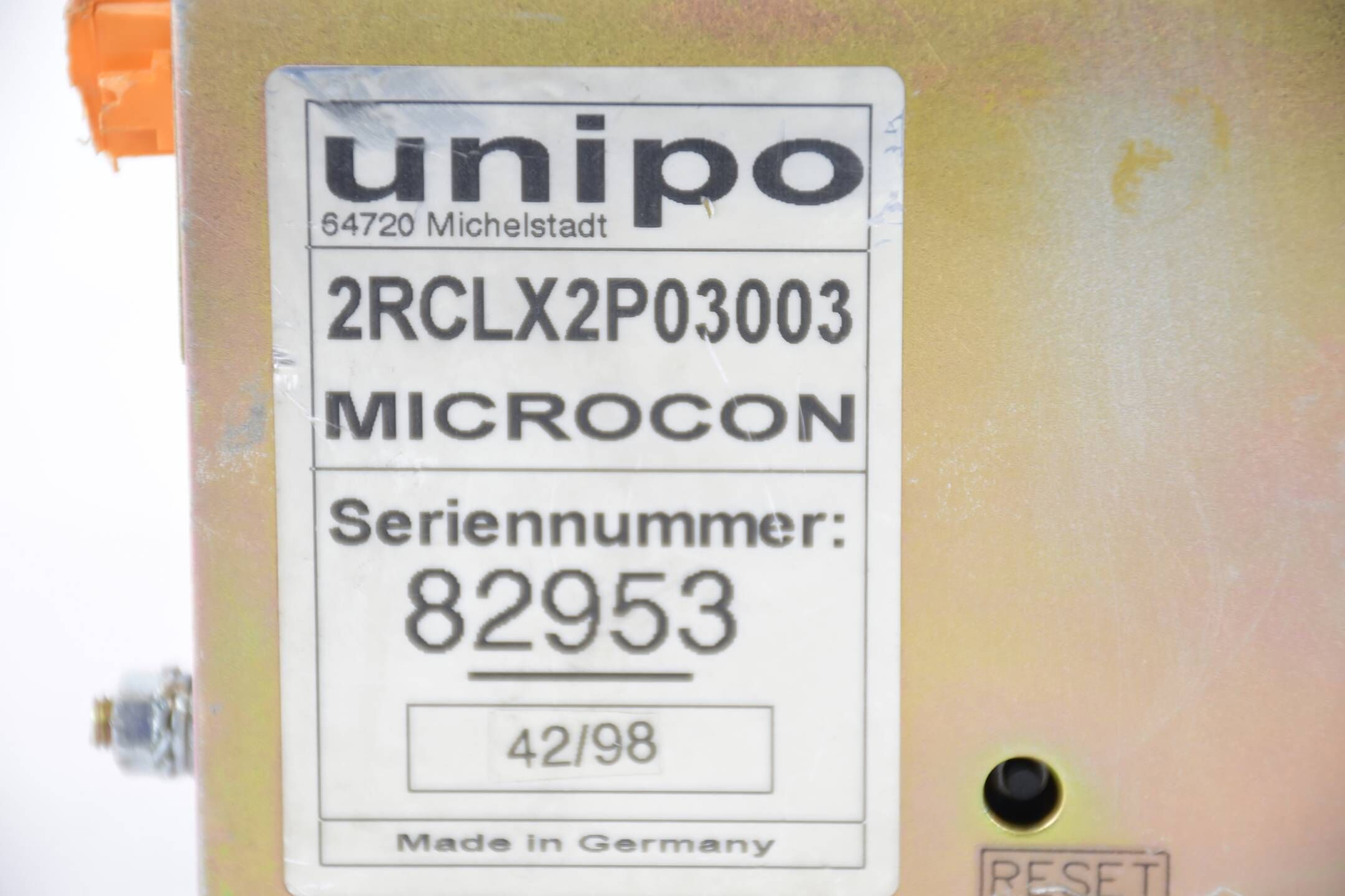 Unipo® Bedienpanel Microcon 2RCLX2P03003