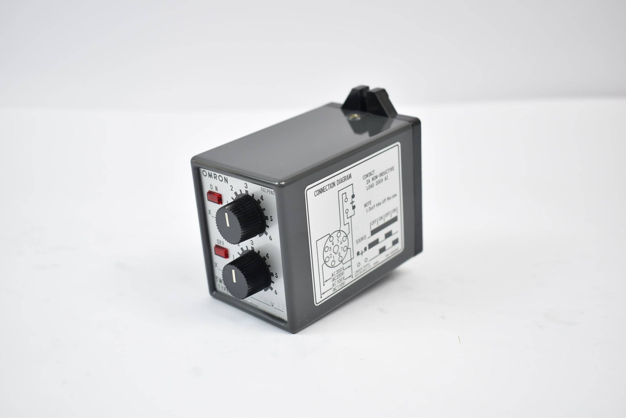 Omron Twin Timer TDV-2 on 6s off 60s 110/220VAC