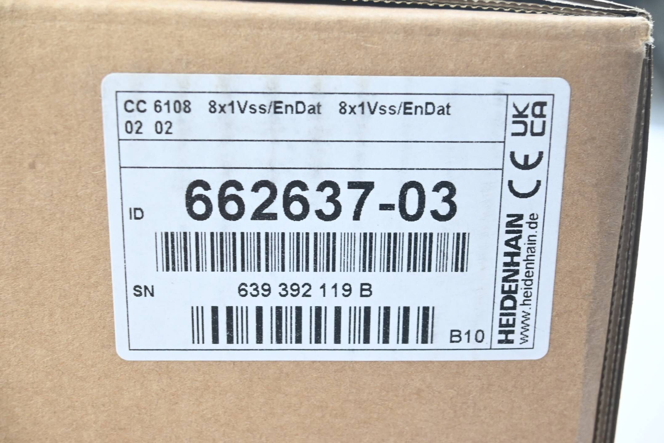 Heidenhain Regeleinheit CC 6108 8x1Vss/EnDat 8x1Vss/EnDat 0202 ( 662637-03 ) B10