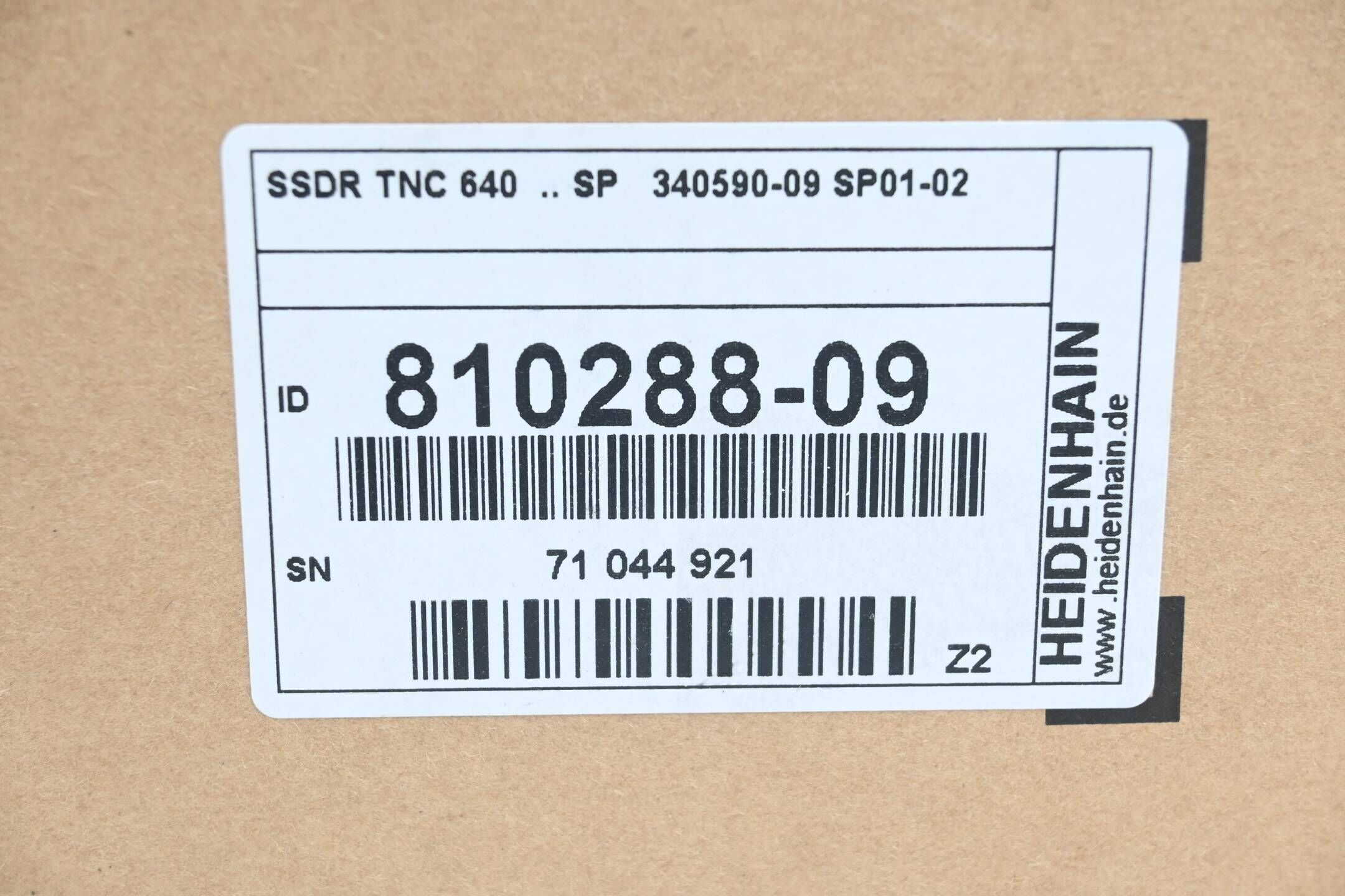 Heidenhain Speichermedium SSDR 810288-09 ( 810 288-09 ) Ver. Z2 