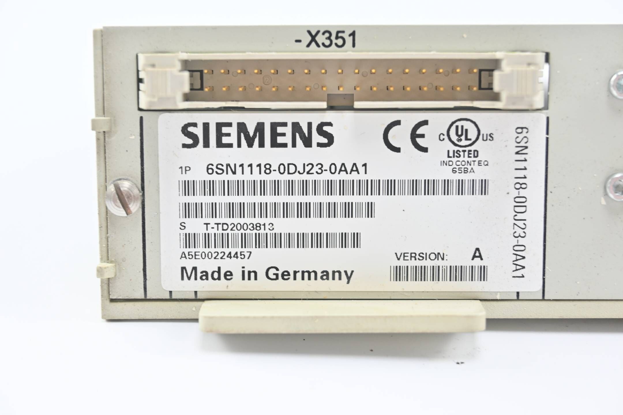 Siemens Simodrive Regelungseinschub 6SN1118-0DJ23-0AA1 ( 6SN1 118-0DJ23-0AA1 )