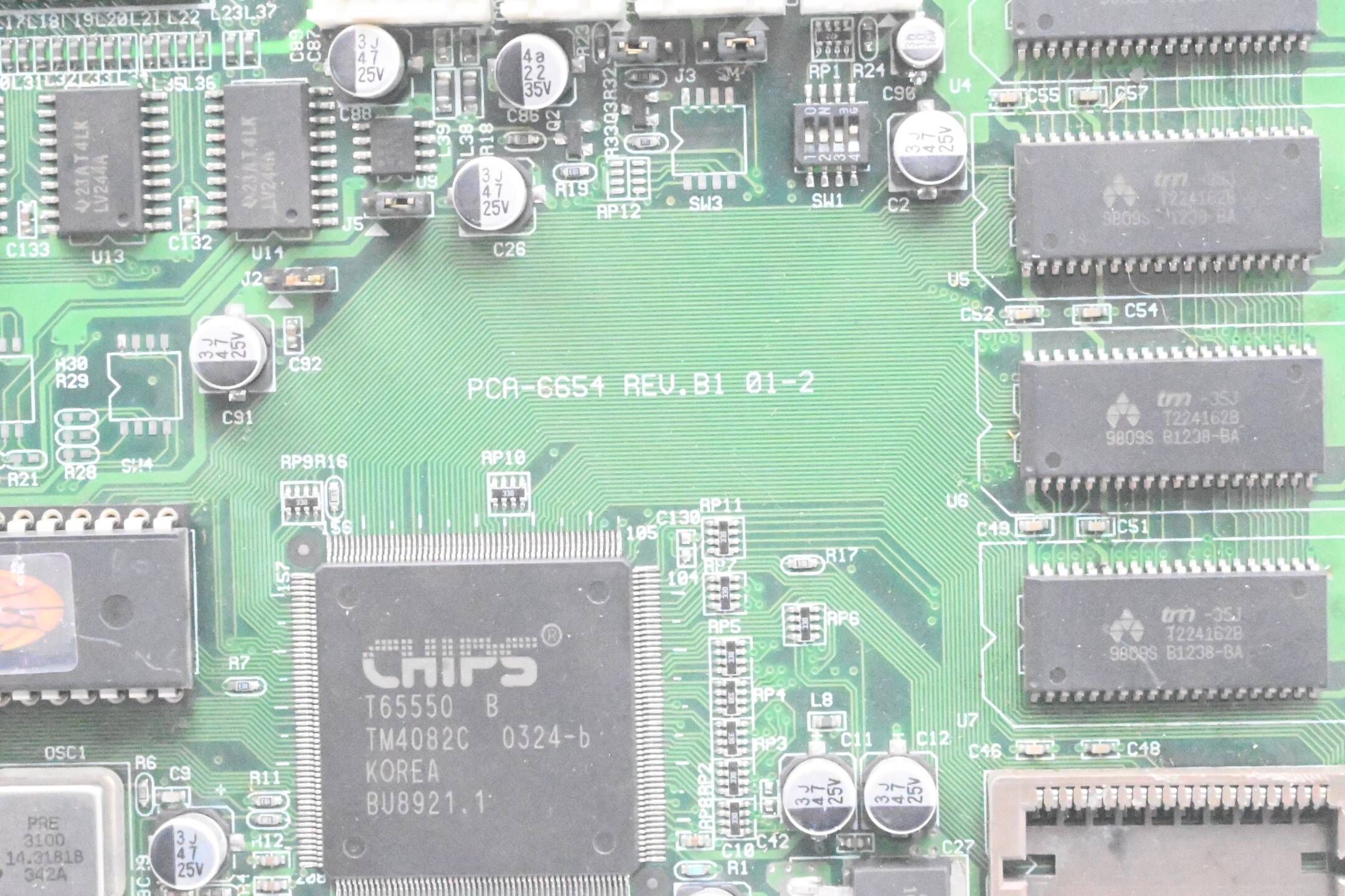 Advantech Video Display Karte PCA-6654 Rev.B1 01-2