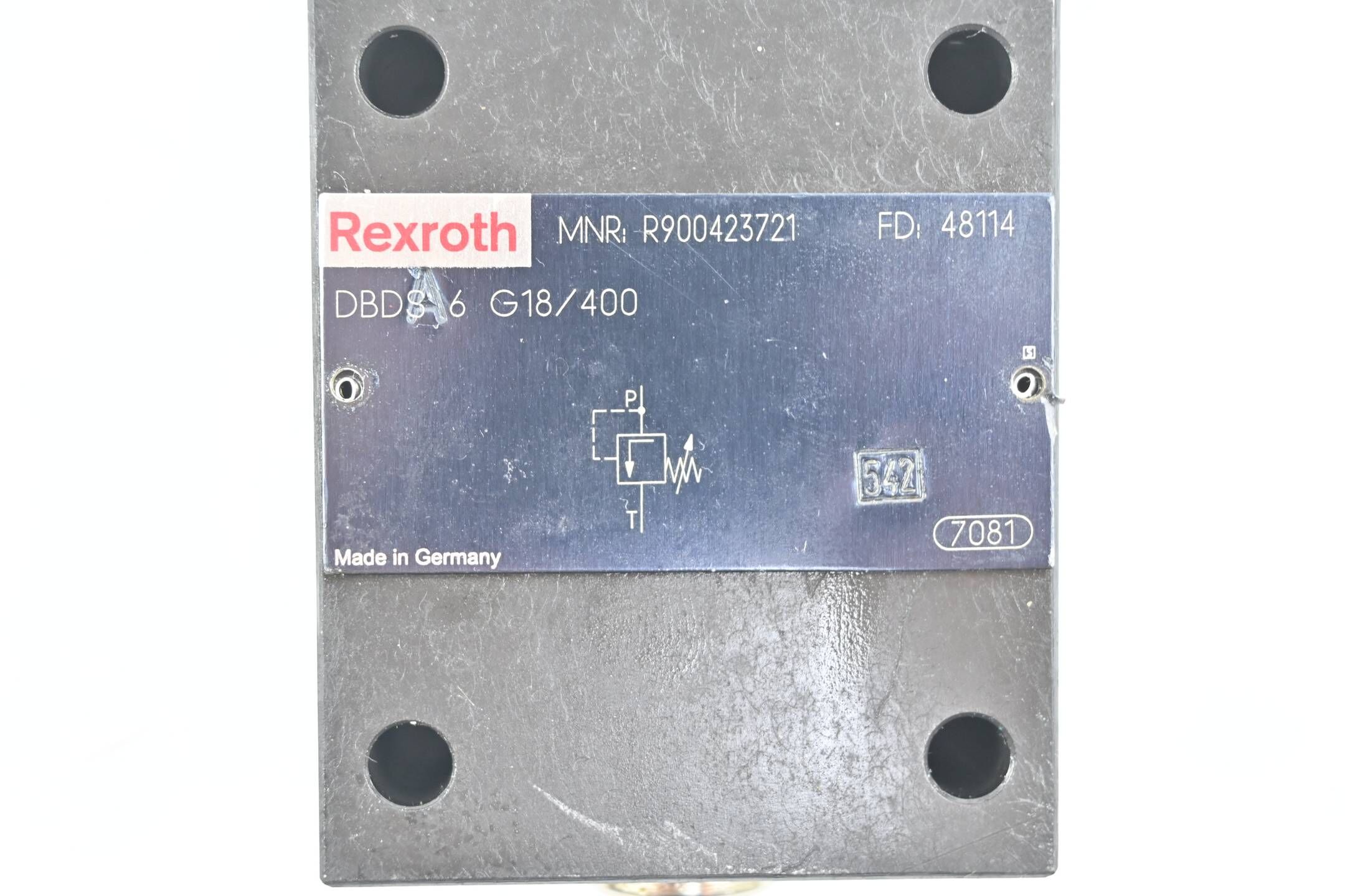 Rexroth Druckbegrenzungsventil DBDS6G18/400 ( R900423721 )