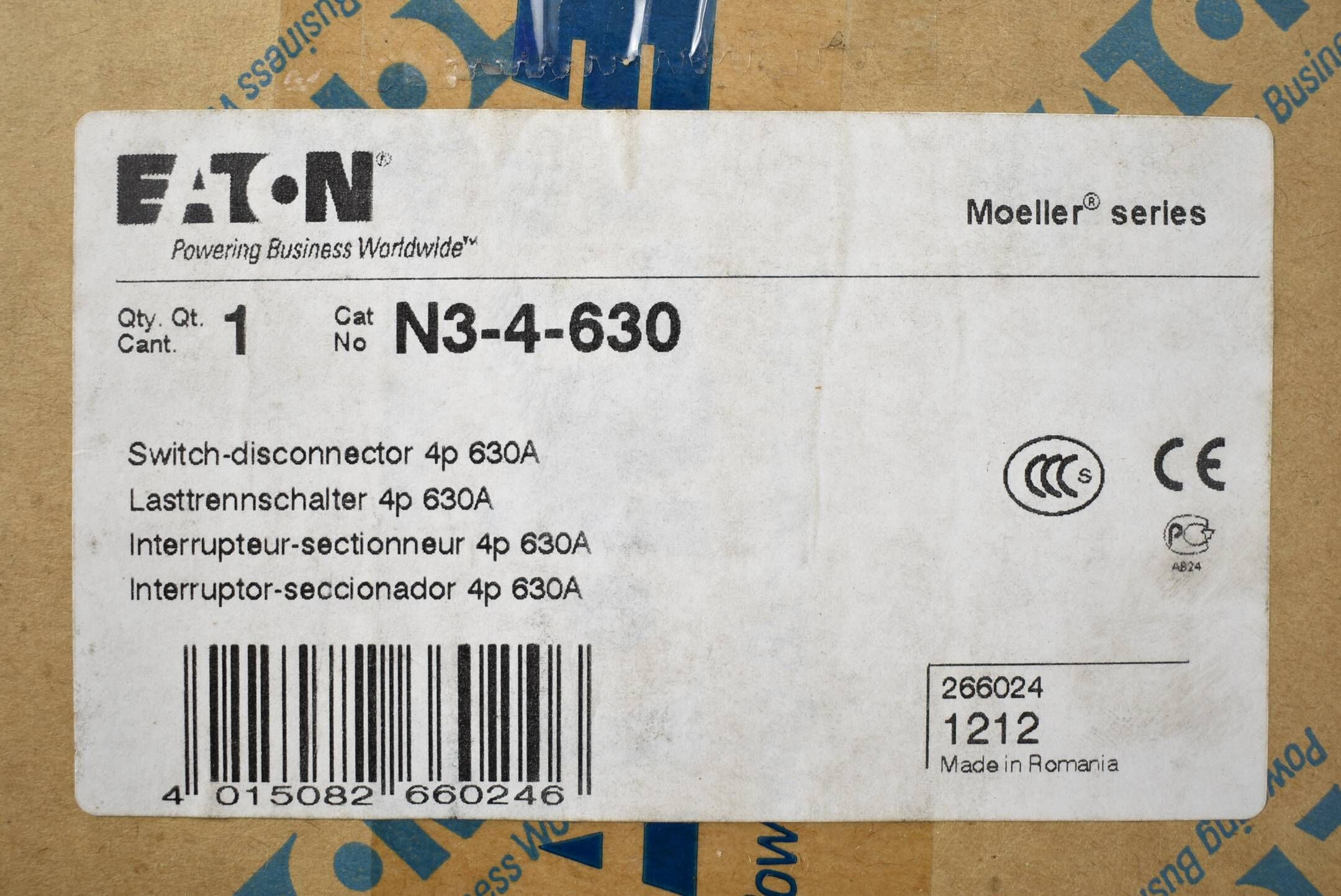 Eaton Lasttrennschalter N3-4-630 ( 266024 )