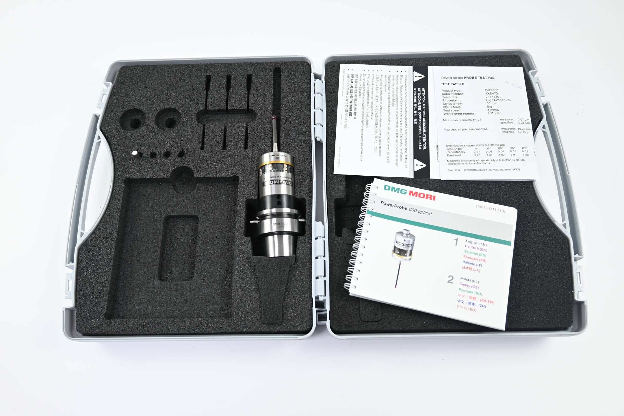 DMG Mori Renishaw PowerProbe 400 optical mit HSK-E50 ( A-5069-7038 )