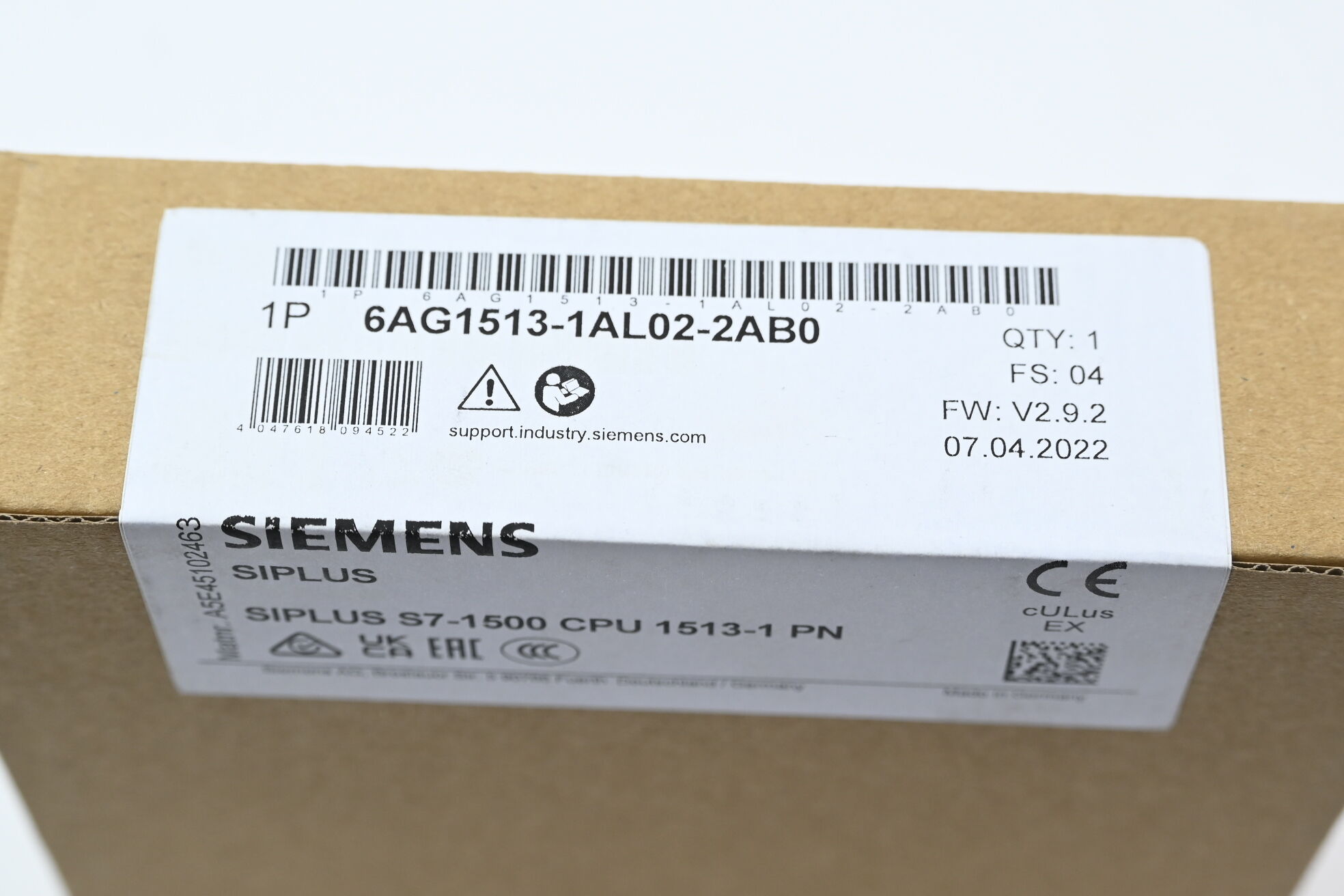 Siemens Siplus S7-1500 CPU 1513-1 6AG1513-1AL02-2AB0 ( 6AG1513-1AL02-2AB0 ) E4