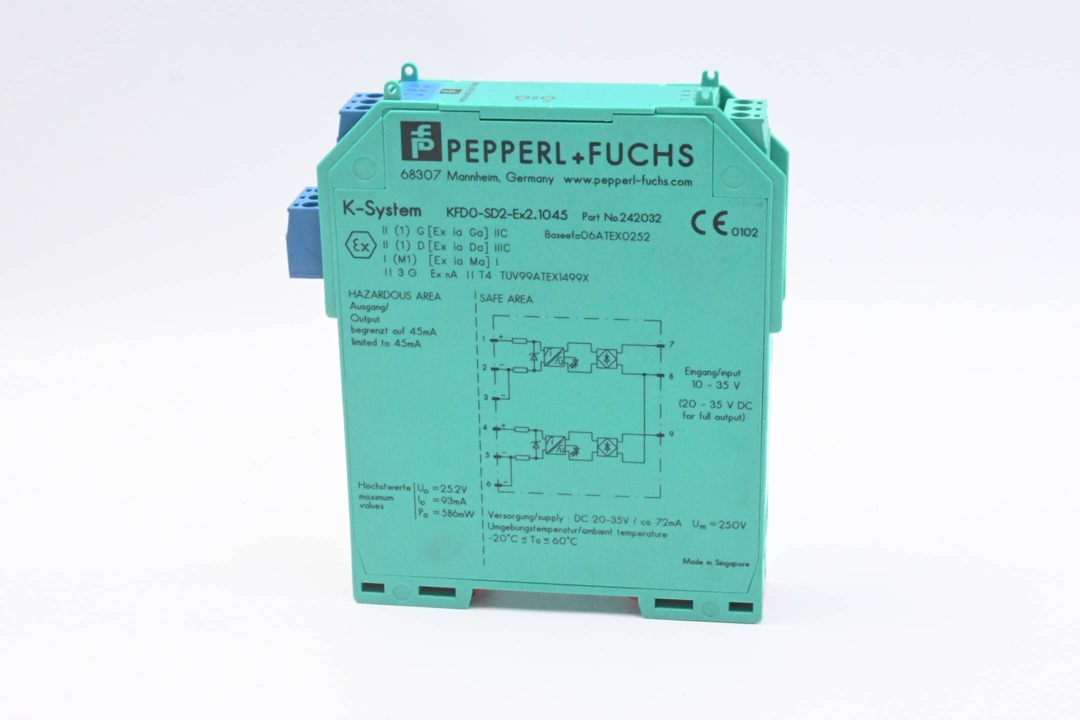 Pepperl+Fuchs Ventilsteuerbaustein KFD0-SD2-EX2.1045 ( 242032 )
