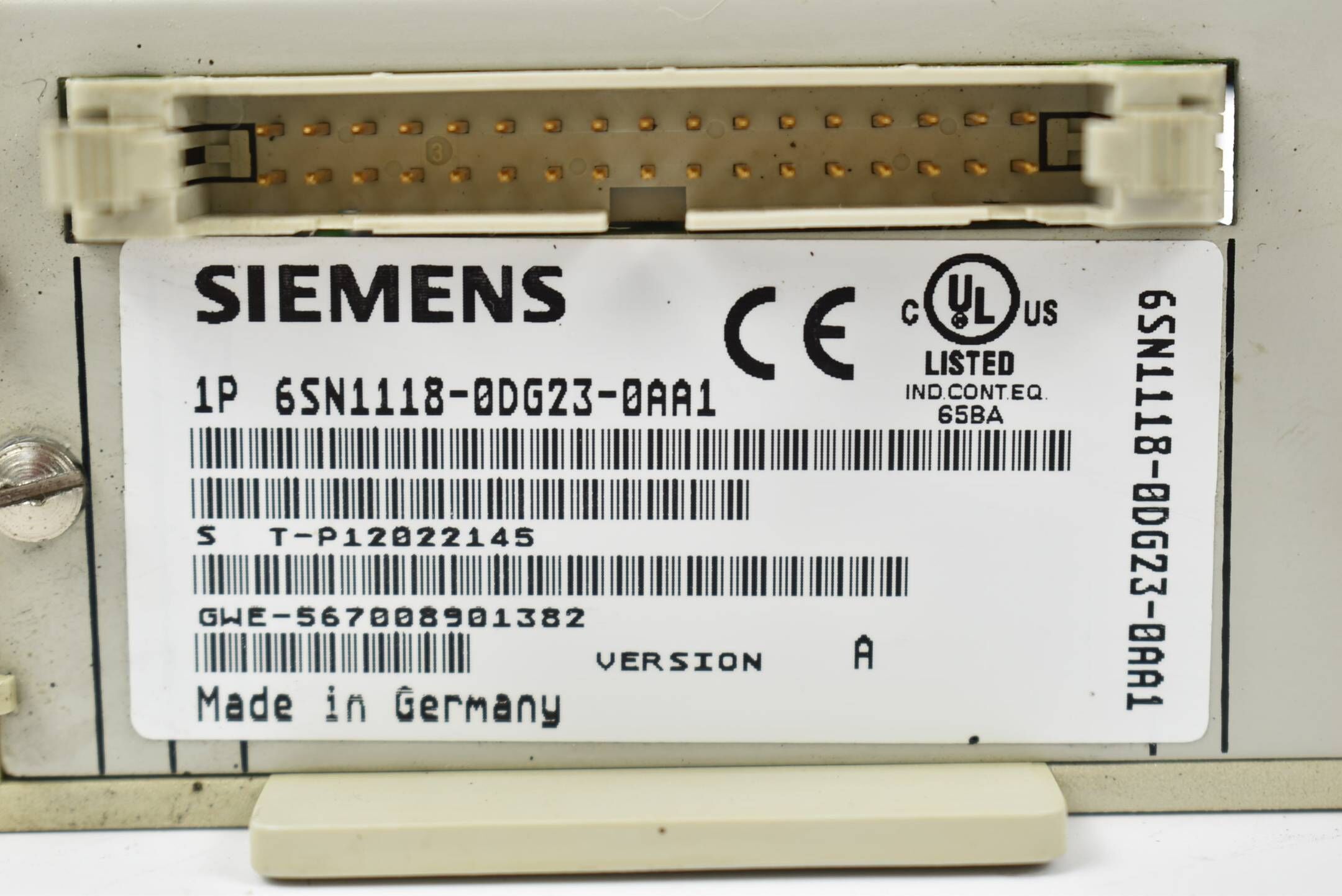 Siemens Simodrive 611-D 6SN1118-0DG23-0AA1 ( 6SN1 118-0DG23-0AA1 ) Ver A