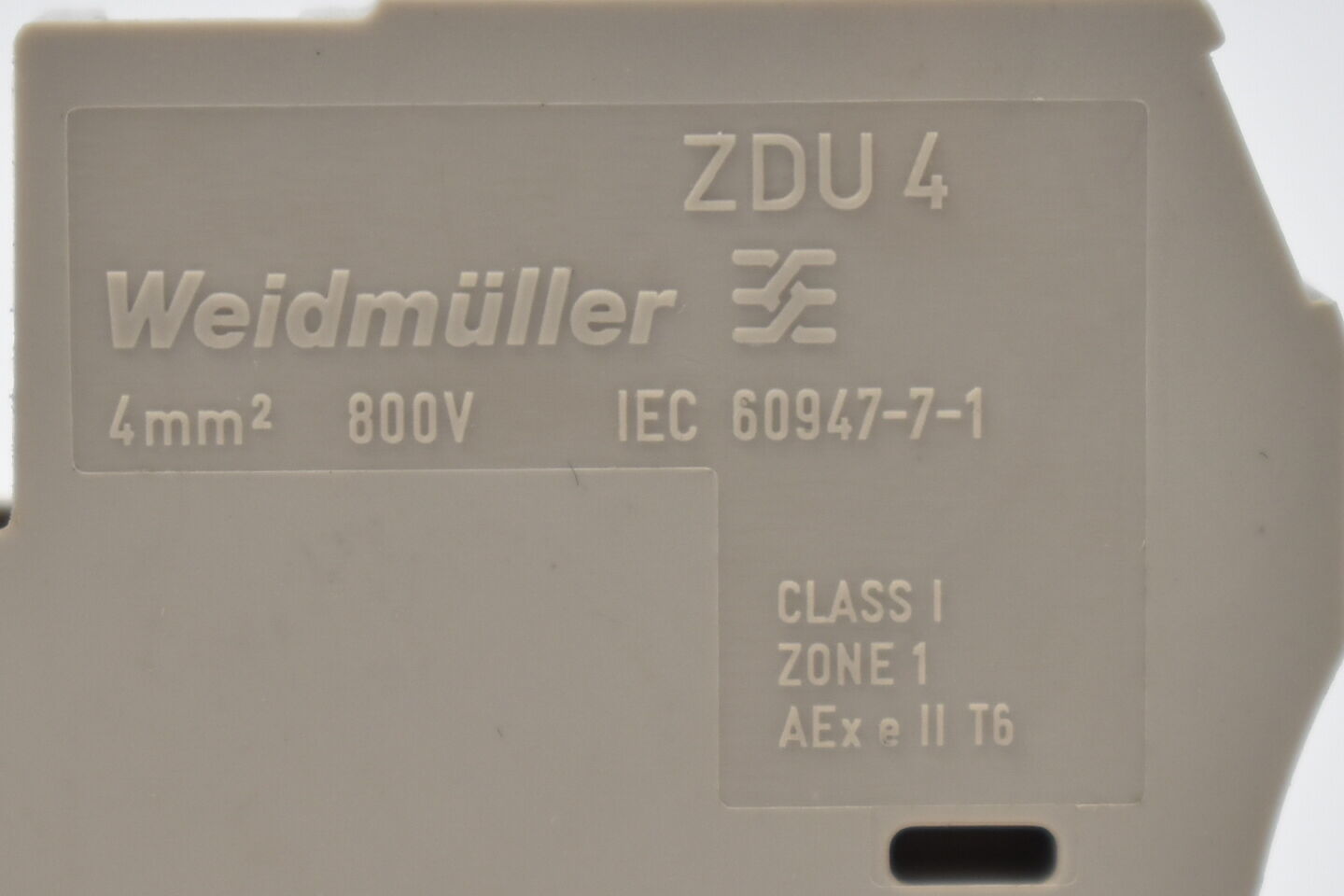 Weidmüller Reihenklemmen ZDU 4 ( VE 50 Stück )