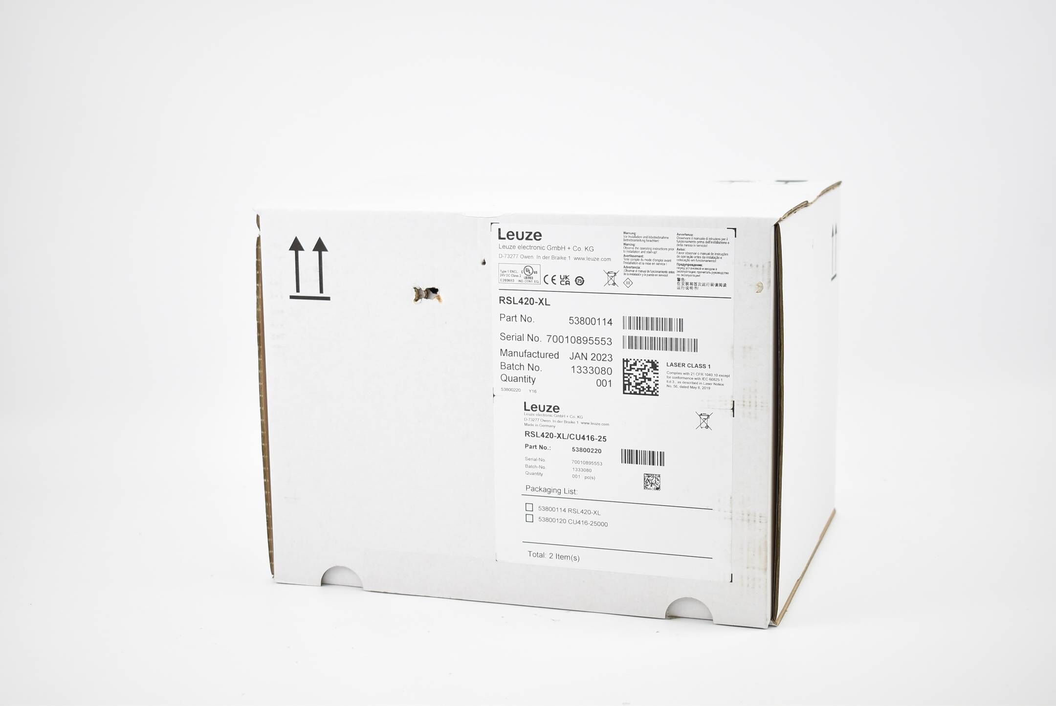 Leuze RSL420-XL/CU416-25 Sicherheits-Laserscanner 53800220 RSL420-XL / 53800114