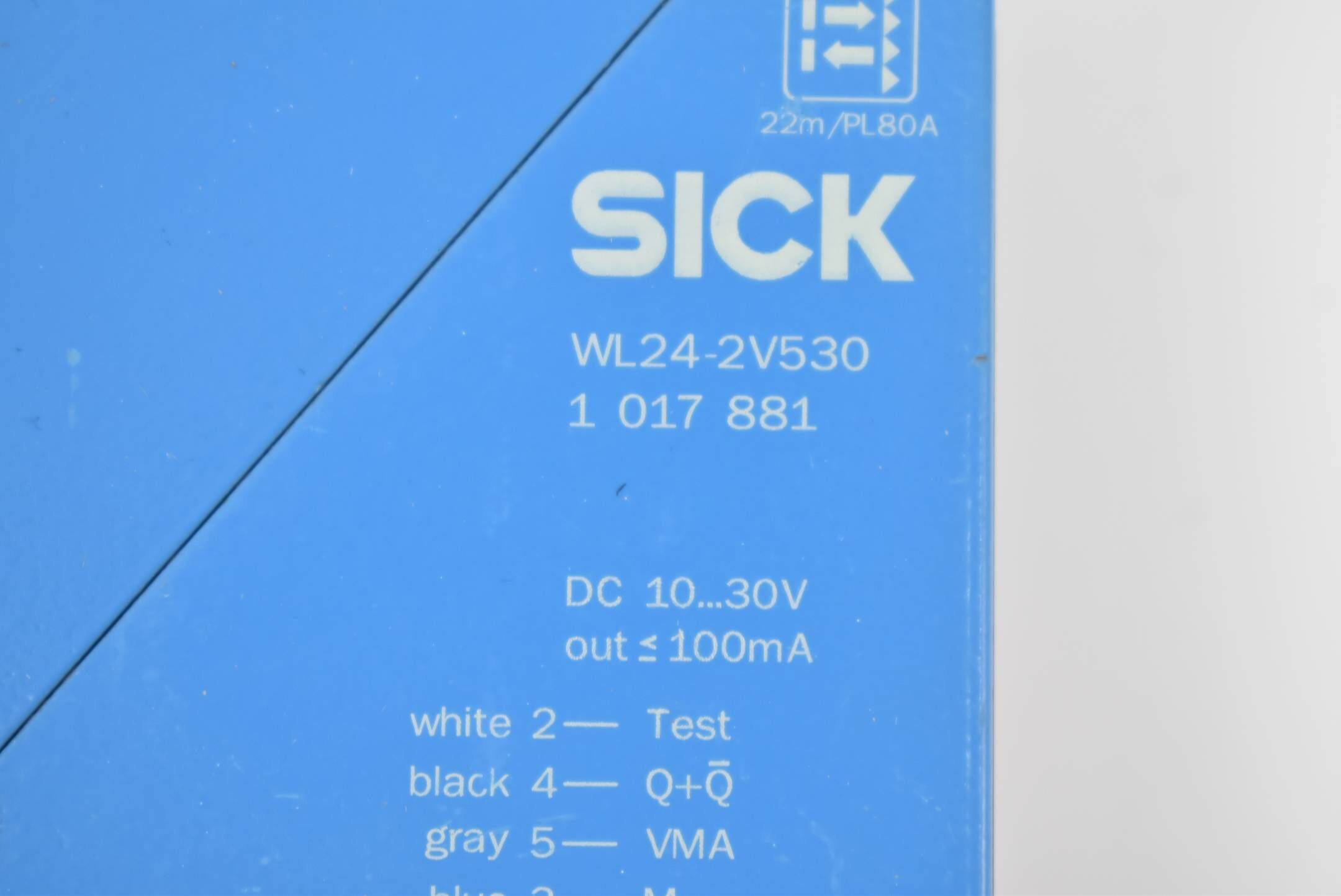 Sick Reflexions-Lichtschranke WL24-2V530 ( 1017881 ) 10-30VDC 100mA