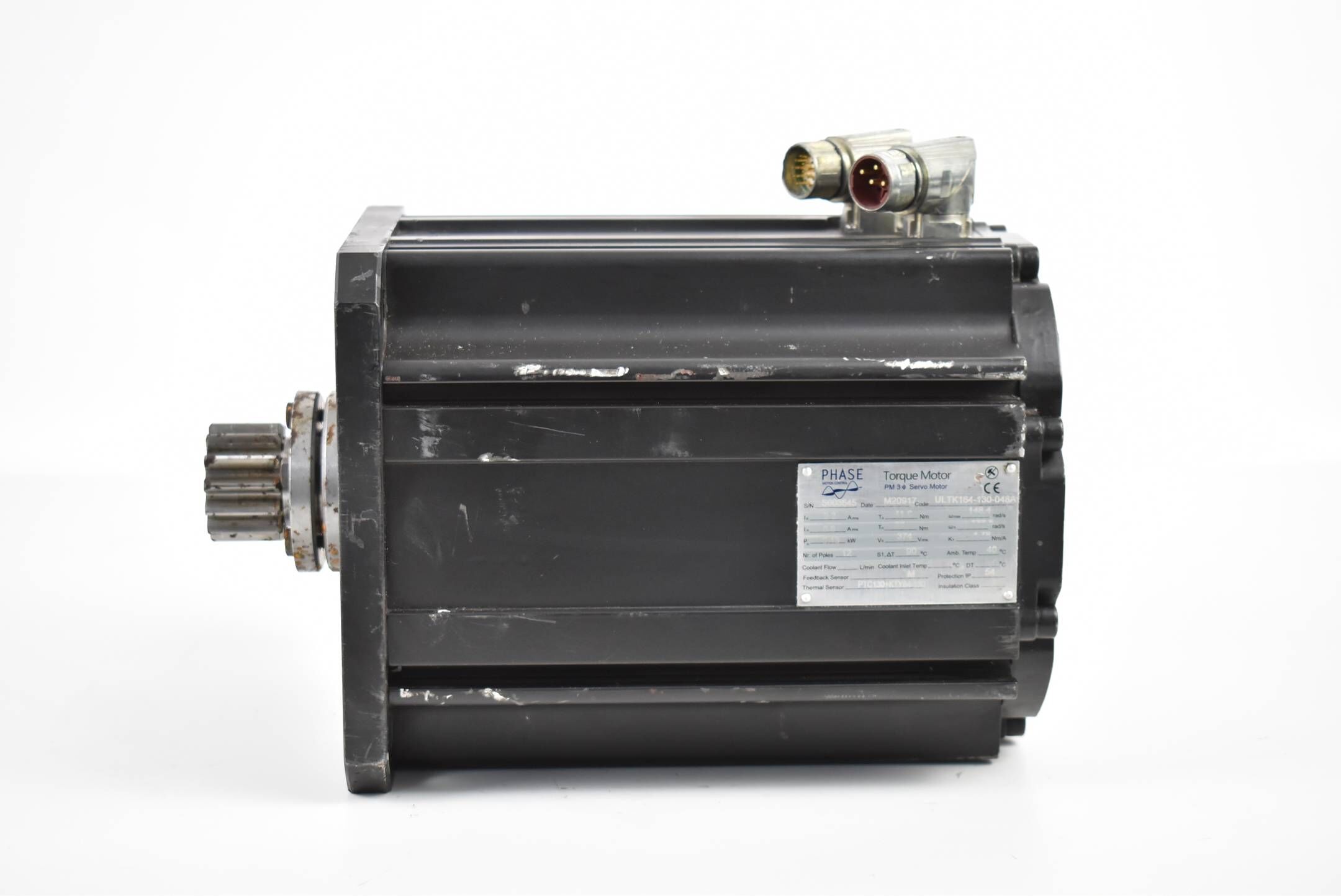 Phase motion control Servomotor 9,3A 41,6Nm 5,13Km 148,4rps ULTK164-130-048A
