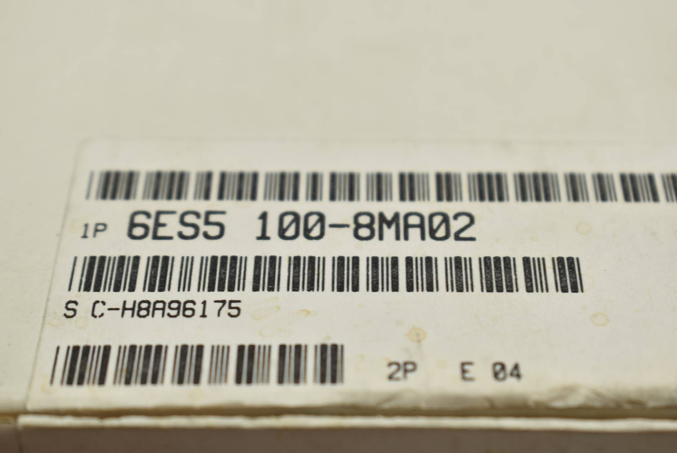 Siemens Simatic S5 CPU 100 6ES5100-8MA02 ( 6ES5 100-8MA02 )