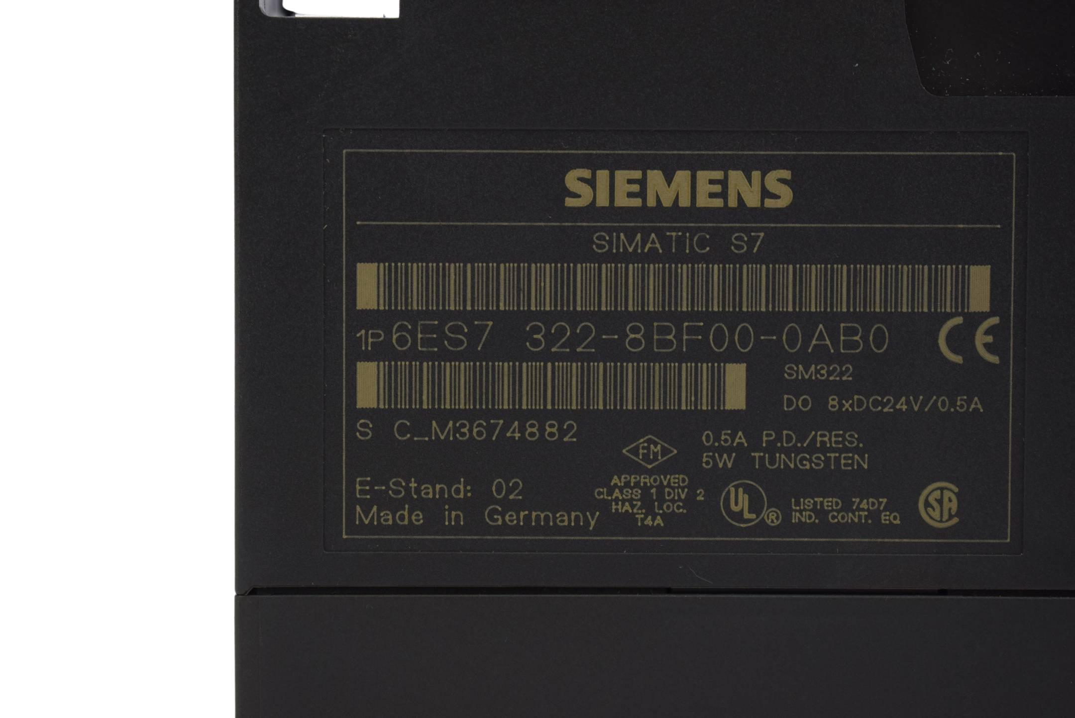 Siemens simatic S7 Digital Output SM322 6ES7 322-8BF00-0AB0 ( 6ES7322-8BF00-0AB0 )