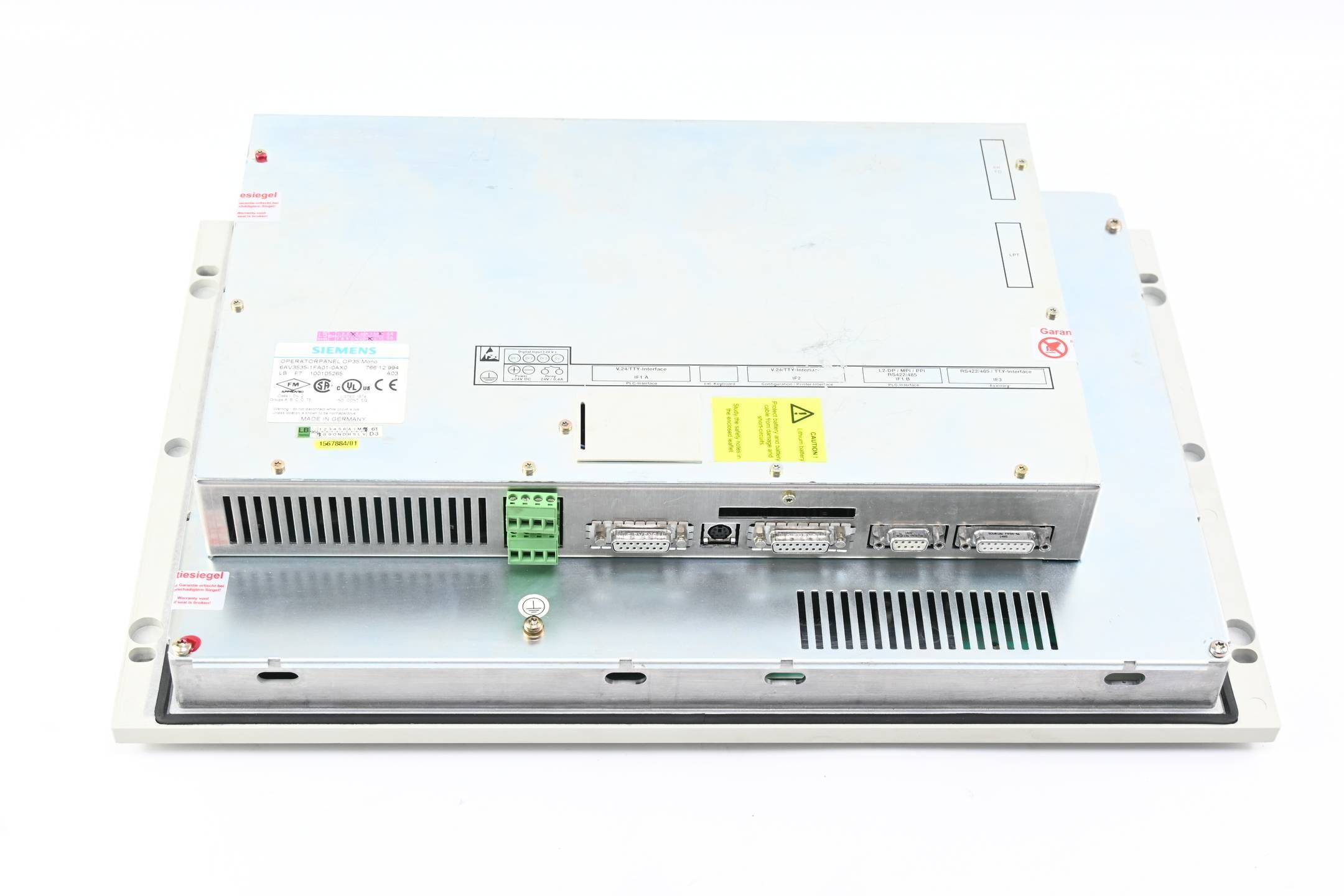 Siemens Coros Operator Panel OP35 6AV3535-1FA01-0AX0 ( 6AV3 535-1FA01-0AX0 ) A03