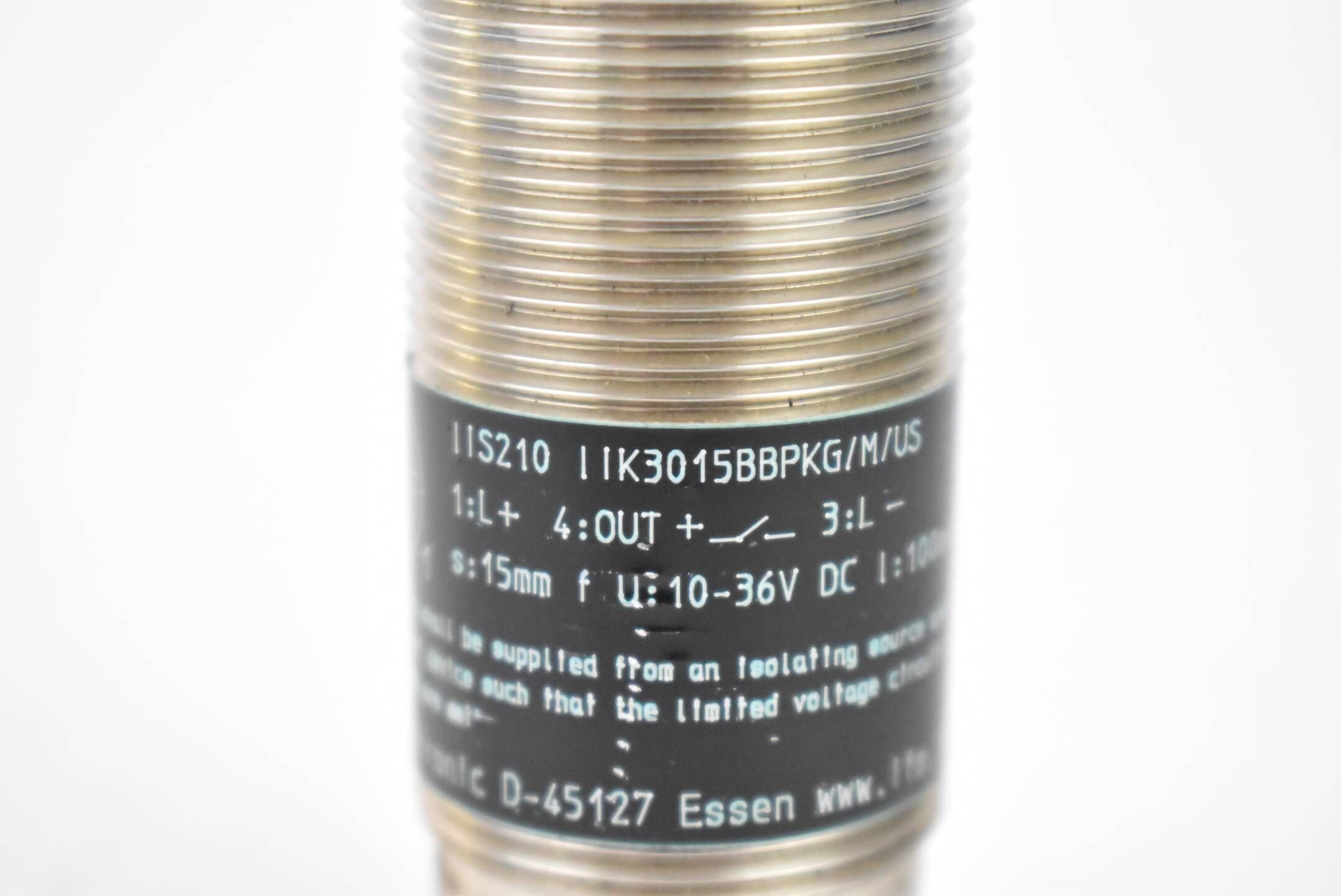 ifm electronic Induktiver Sensor IIS210 IIK3015BBPKG/M/US