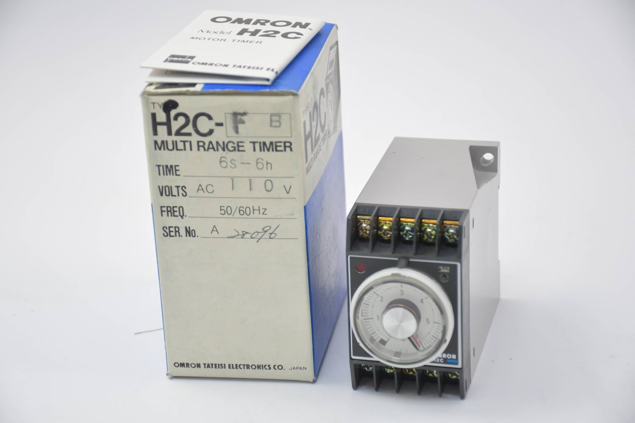 Omron Timer 6s-6h / 110VAC ( H2C-FB )
