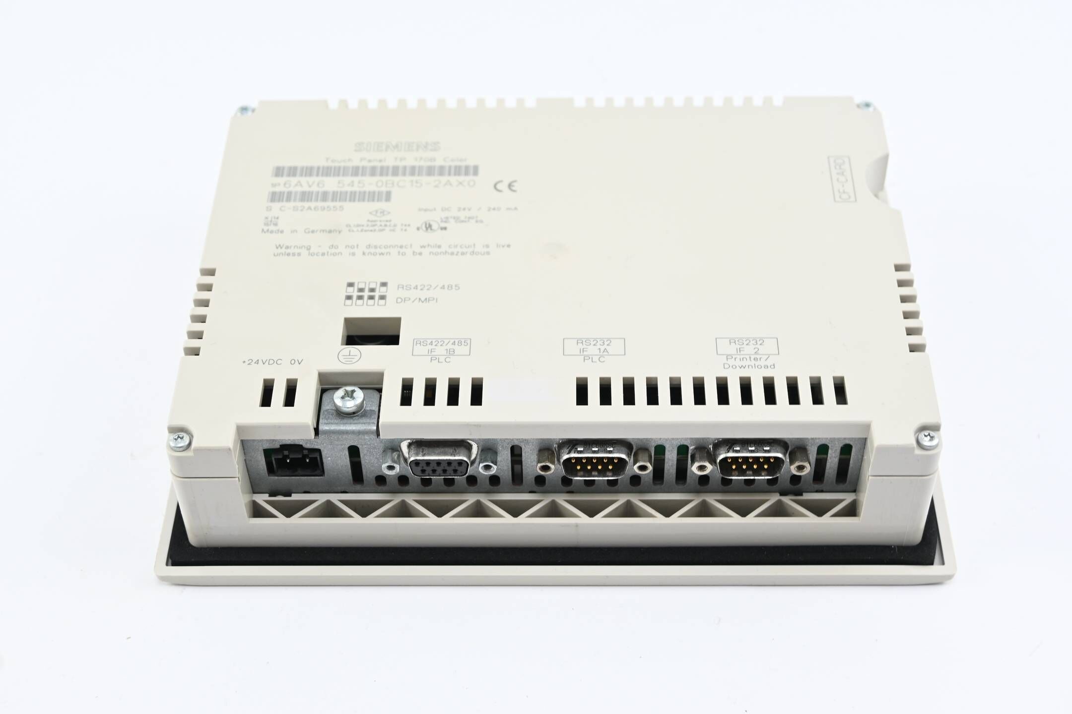 GENERALÜBERHOLT Siemens simatic TP170B 6" Touch Farb Display 6AV6545-0BC15-2AX0