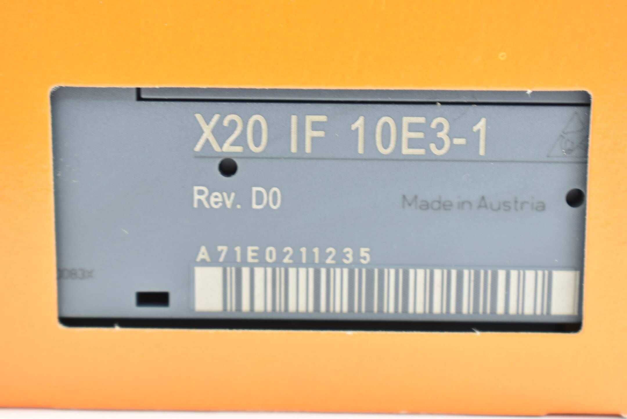 B&R Automation Schnittstellenmodul X20 IF 10E3-1 ( X20IF10E3-1 ) Rev. D0