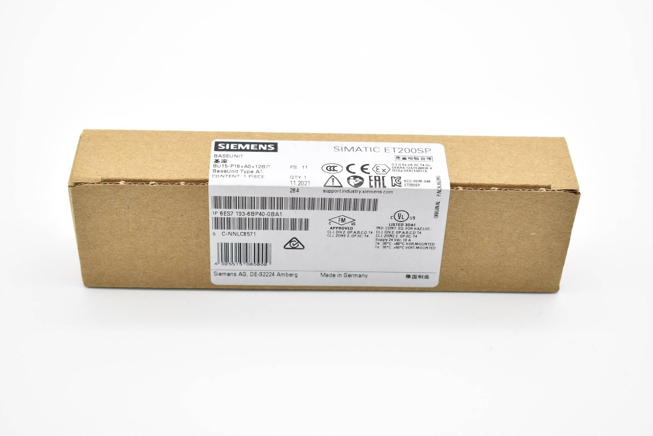 Siemens simatic ET200SP 6ES7 193-6BP40-0BA1 ( 6ES7193-6BP40-0BA1 )