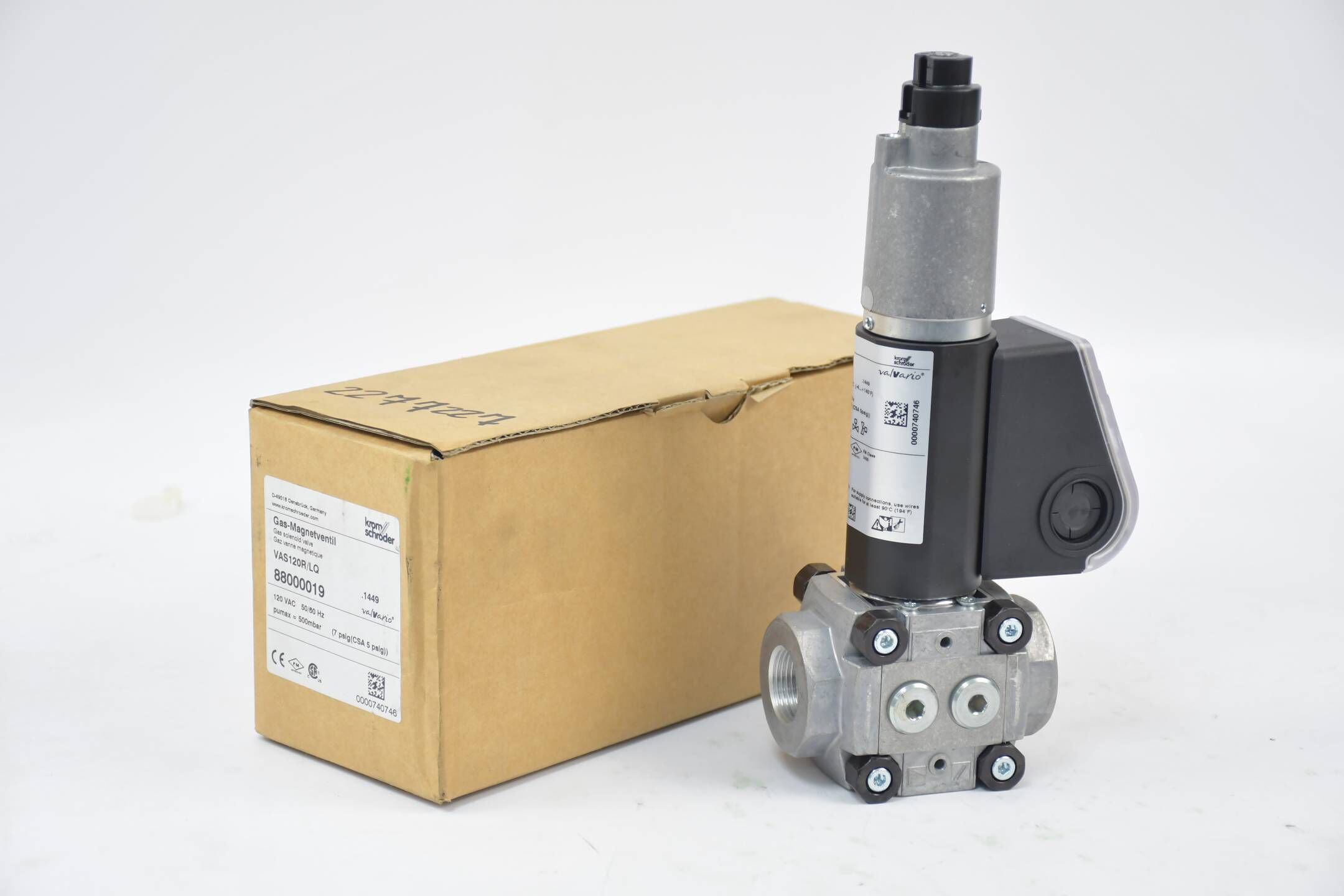 Krom Schröder Gas-Magnetventil VAS120R/LQ ( 88000019 )