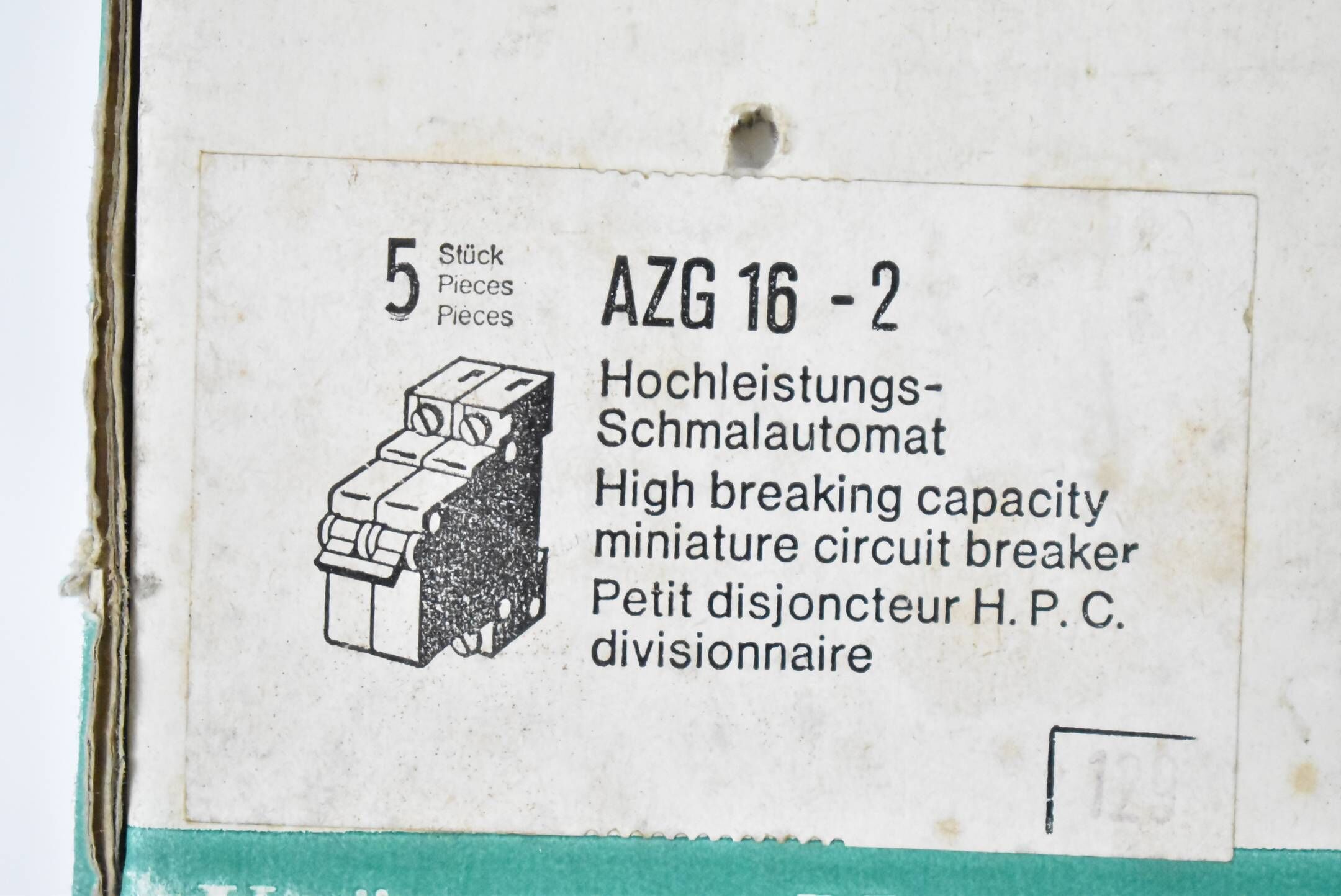 Klöckner Moeller Schutzschalter 5 Stück AZG 16-2